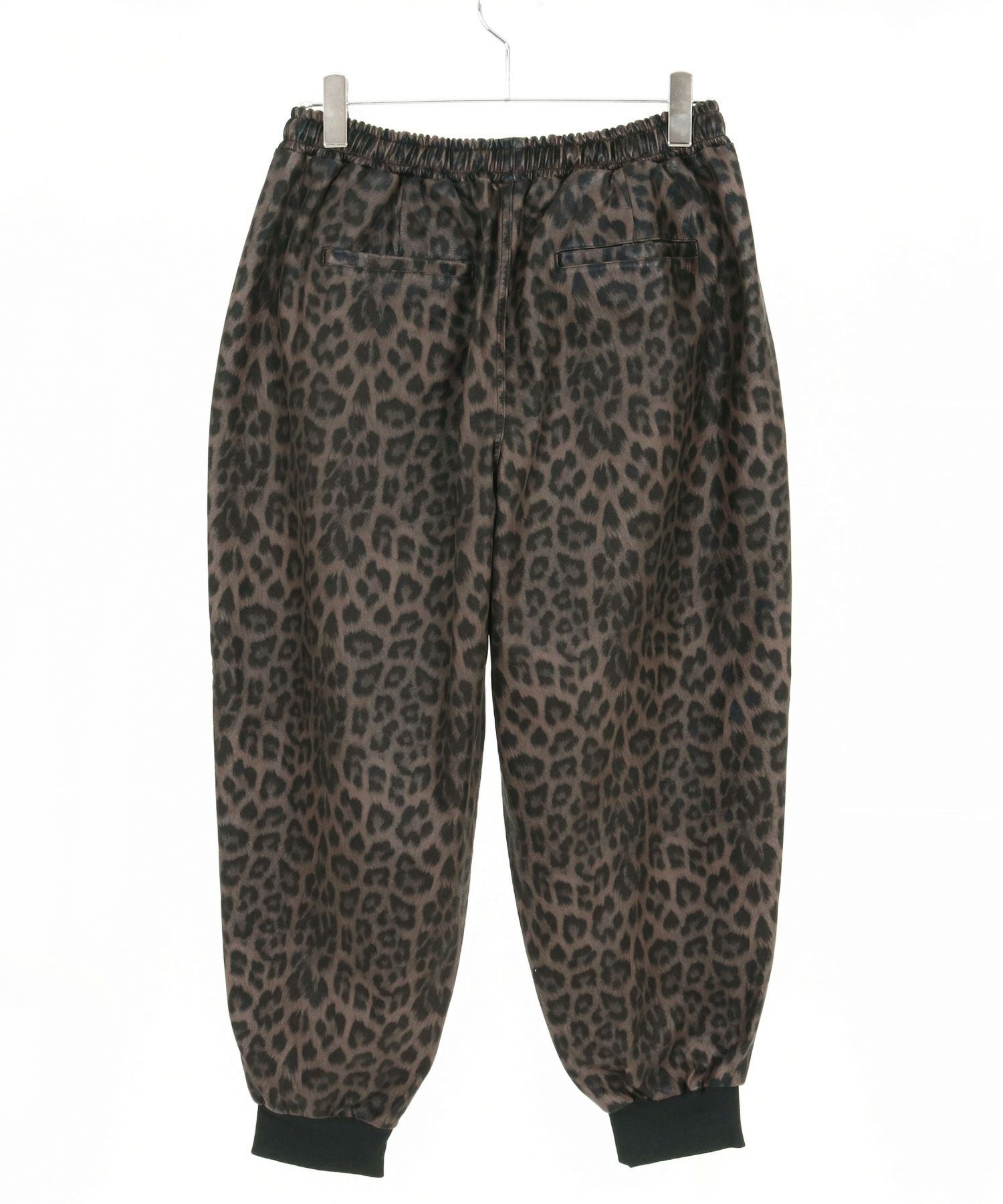 黒豹 CAMBIO(カンビオ)】Leopard Synthetic Leather Jogger Pants レザー