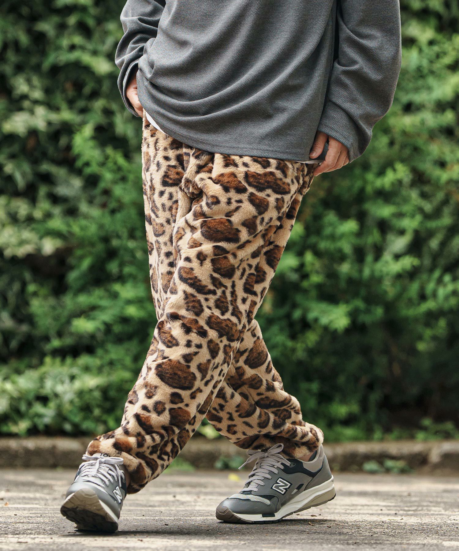 CAMBIO(カンビオ)】Leopard Short Fur Jogger Pants ジョガーパンツ CAMBIO(カンビオ)】Leopard Short Fur Jogger Pants ジョガーパンツ