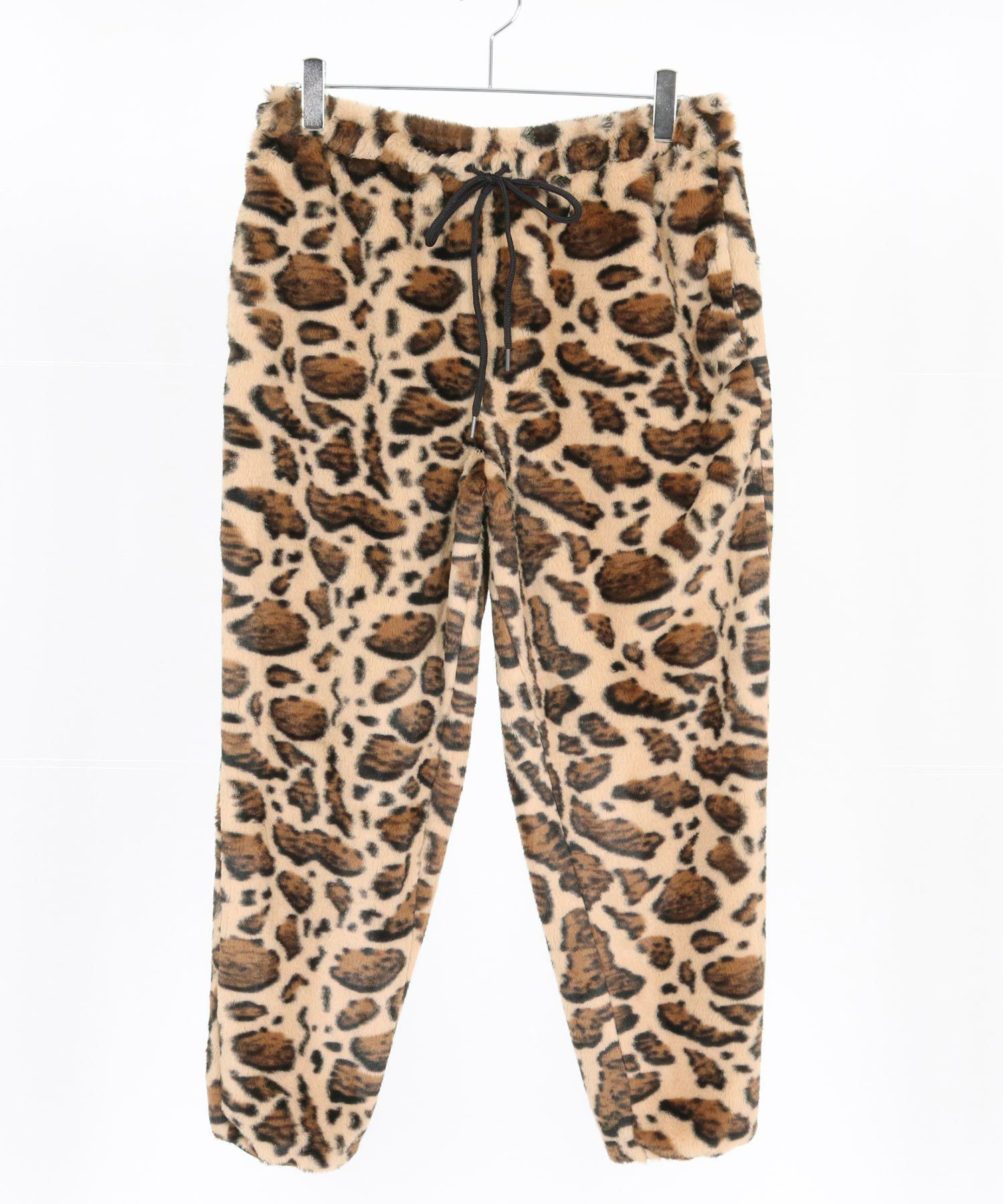 CAMBIO(カンビオ)】Leopard Short Fur Jogger Pants ジョガーパンツ