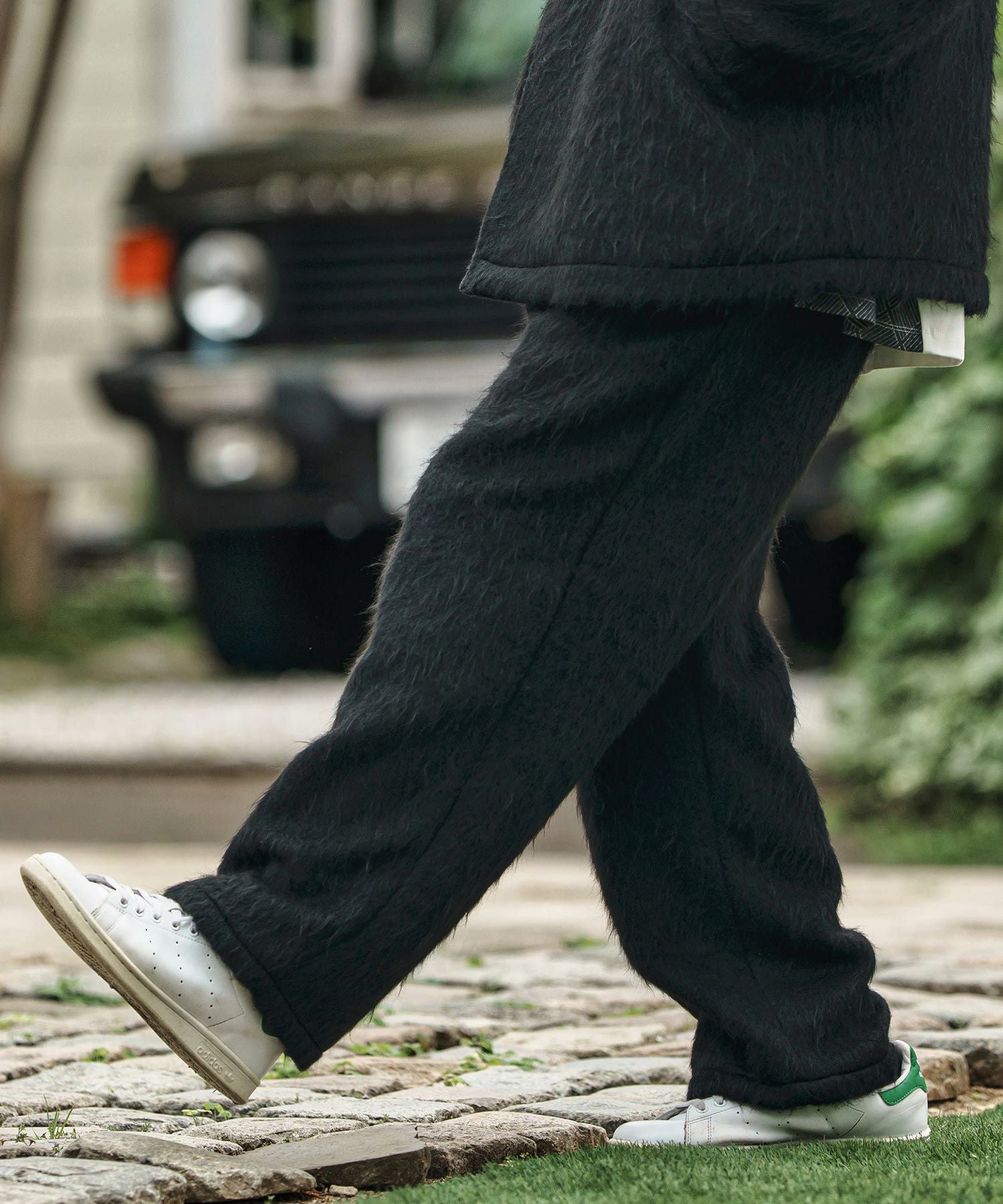CAMBIO(カンビオ)】Belted Far Melton Two Tuck Wide Pants メルトン CAMBIO(カンビオ)】Belted Far Melton Two Tuck Wide Pants メルトン