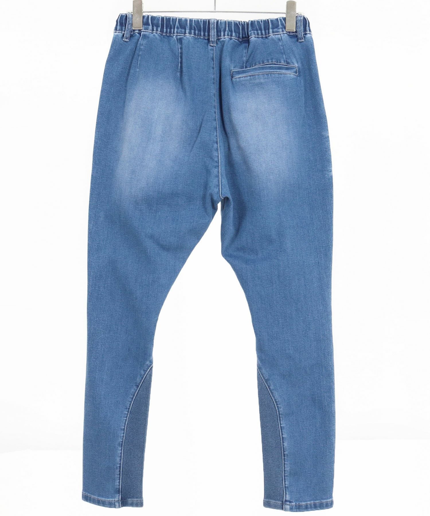 CAMBIO(カンビオ)】Stretch Denim Ribbed Hem Pants デニムパンツ