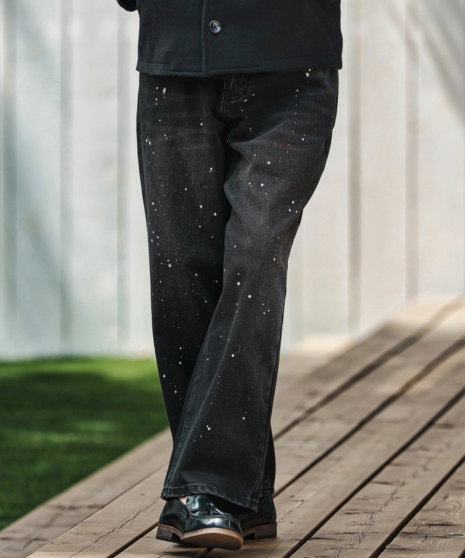 モカページ select MOCA Et セットアップ 「Et」Cut-out Georgette Blouse Pants