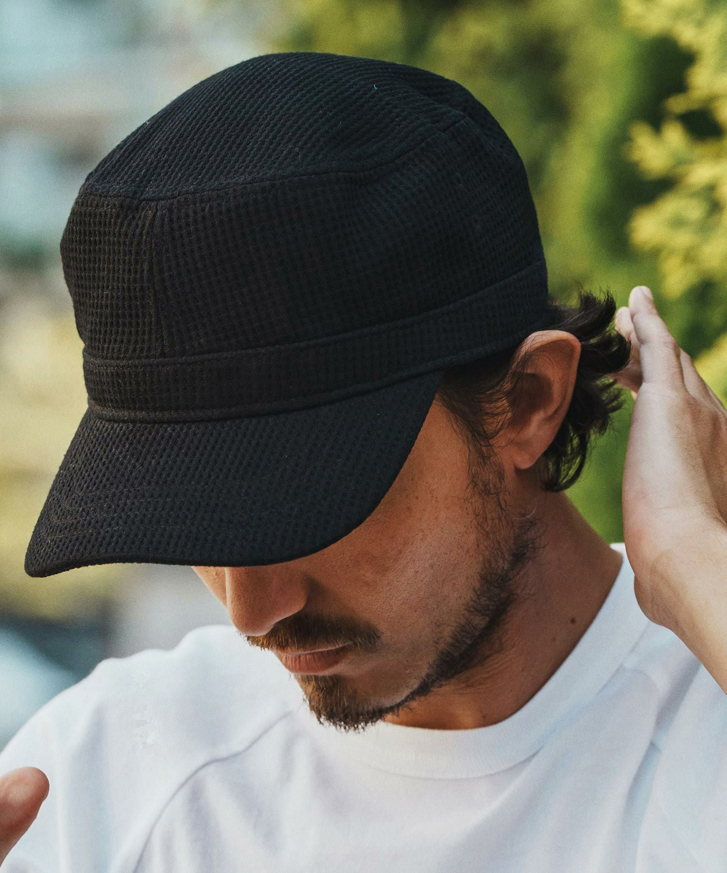 CAMBIO(カンビオ)】Waffle Work Cap ワッフルワークキャップ(NF-252