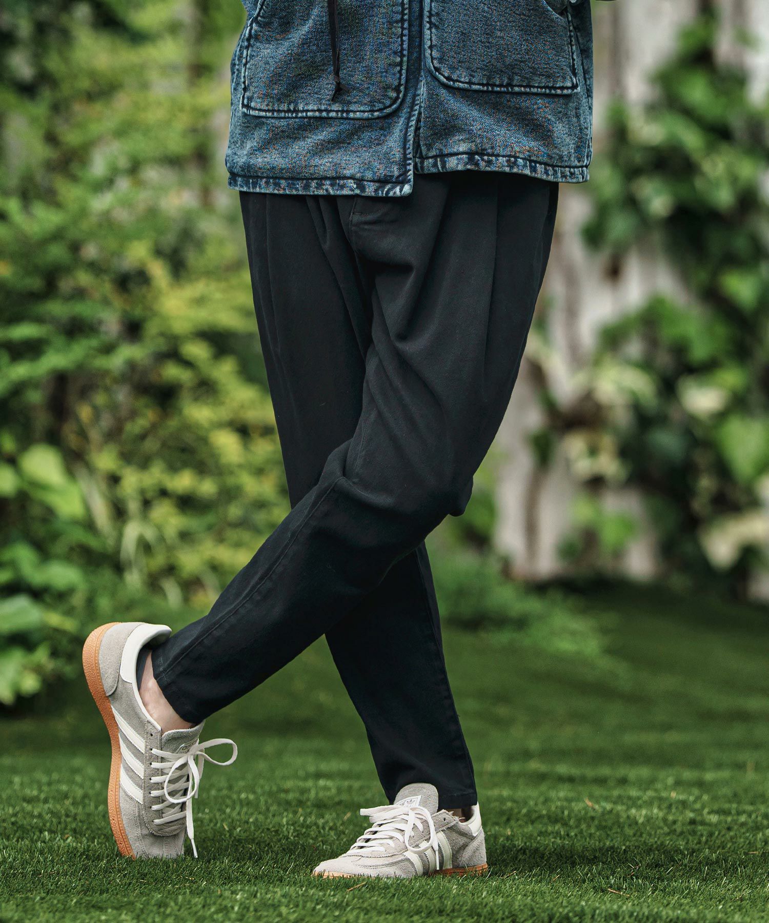 CAMBIO(カンビオ)】Stretch Twill Unique Three Dimensional Pants
