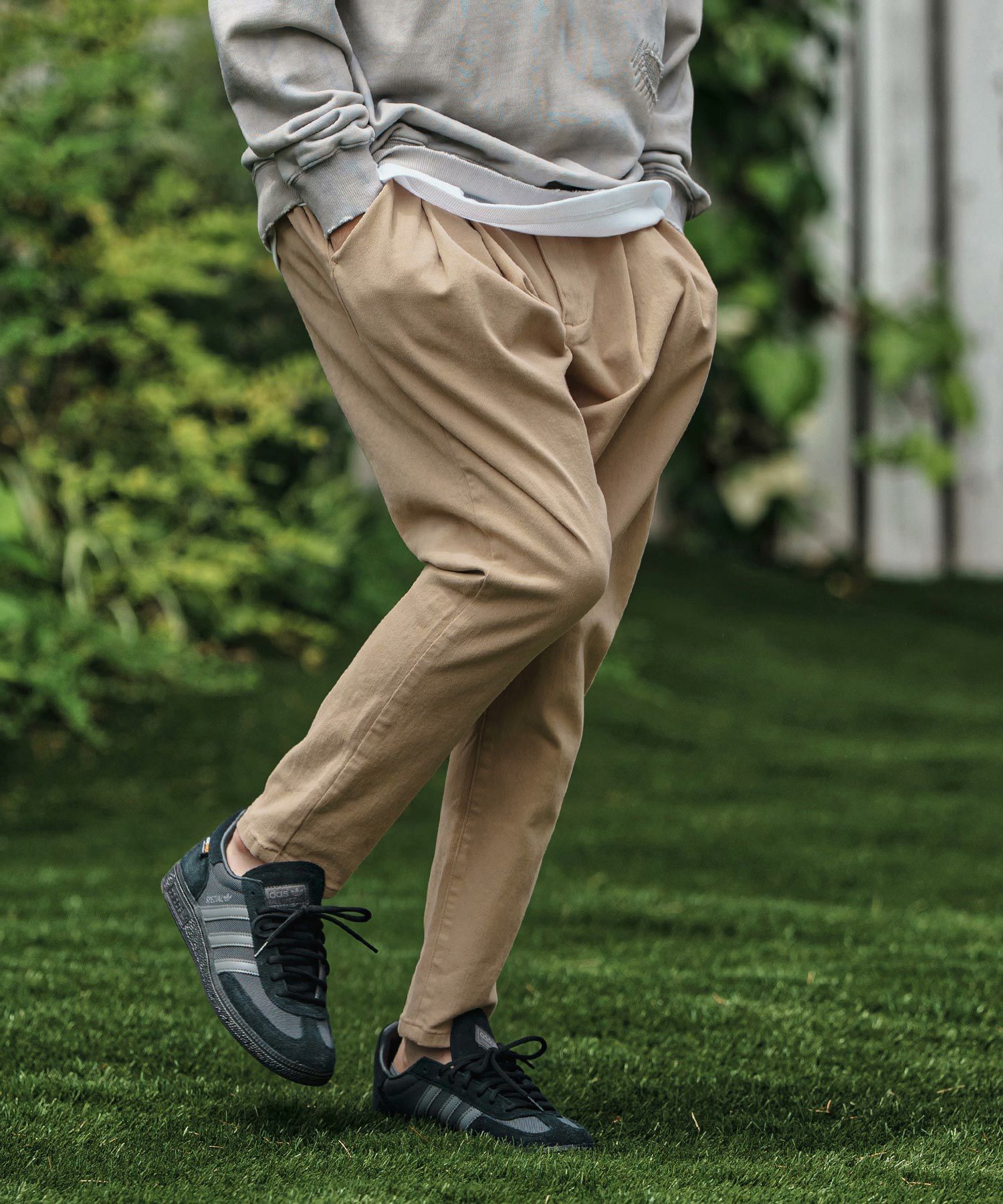 CAMBIO(カンビオ)】Stretch Twill Unique Three Dimensional Pants