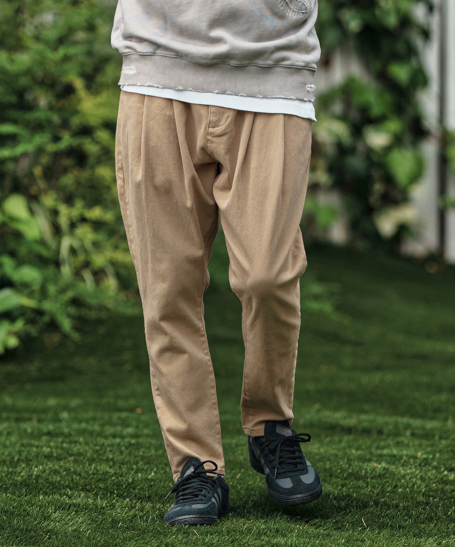 CAMBIO(カンビオ)】Stretch Twill Unique Three Dimensional Pants
