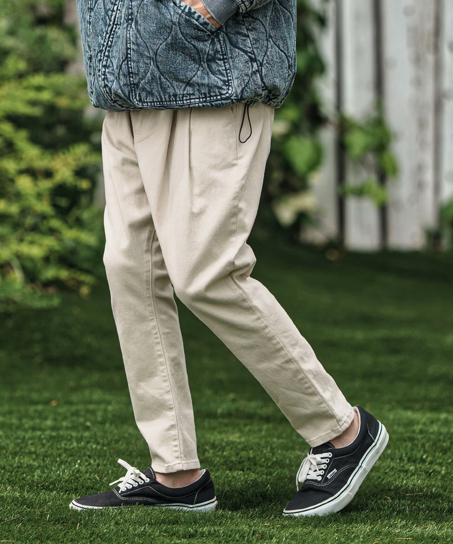 CAMBIO(カンビオ)】Stretch Twill Unique Three Dimensional Pants