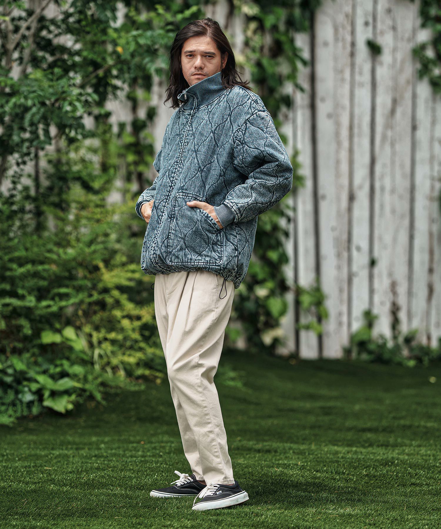 CAMBIO(カンビオ)】Stretch Twill Unique Three Dimensional Pants