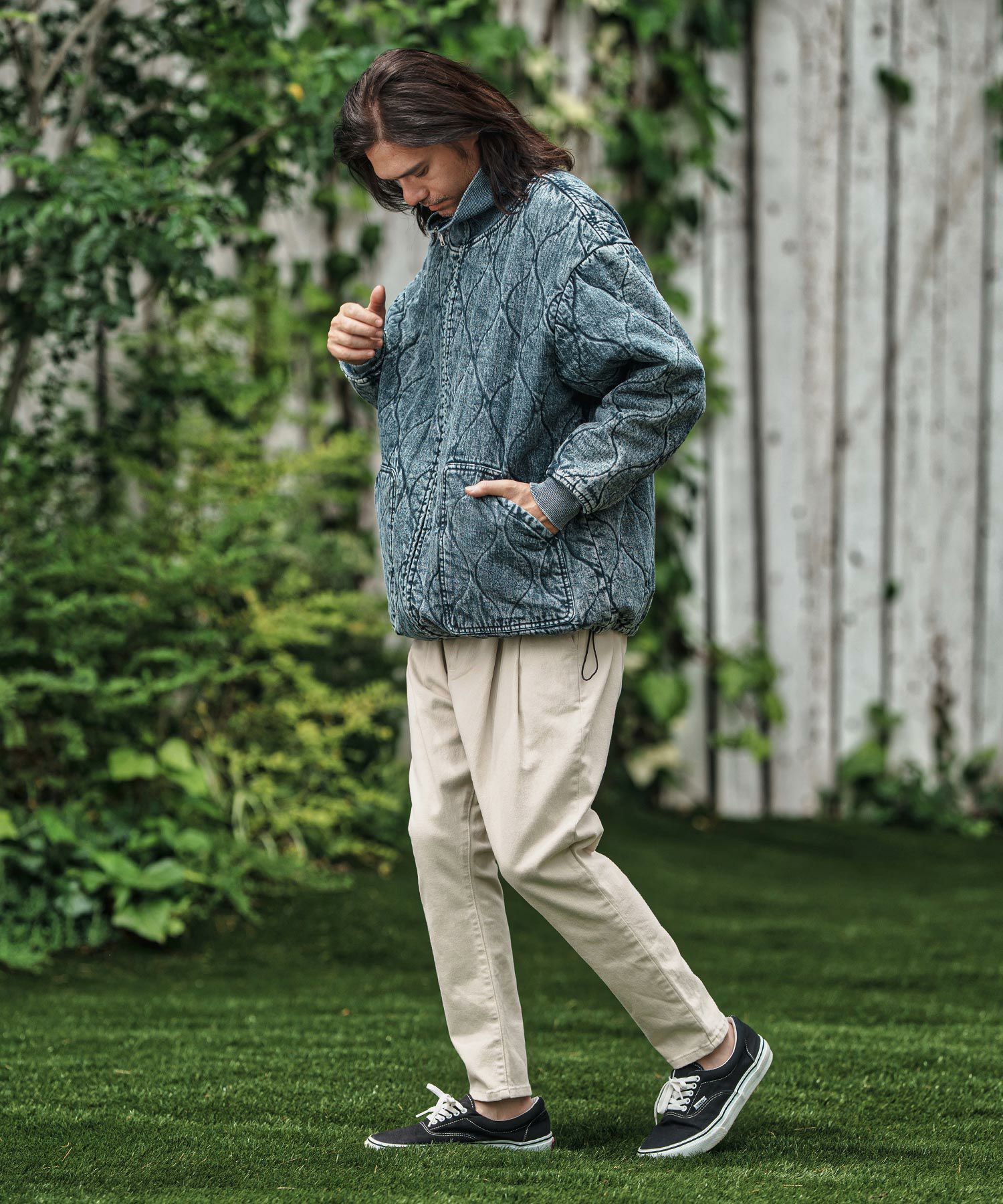 CAMBIO(カンビオ)】Stretch Twill Unique Three Dimensional Pants