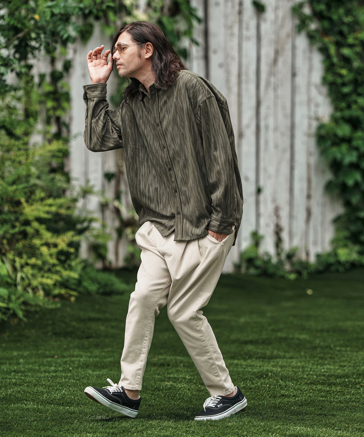 CAMBIO(カンビオ)】Stretch Twill Unique Three Dimensional Pants