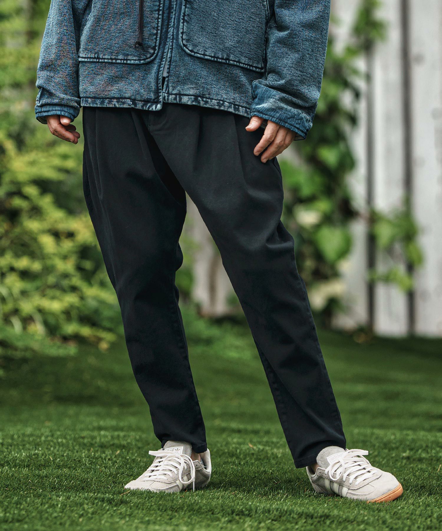 CAMBIO(カンビオ)】Stretch Twill Unique Three Dimensional Pants