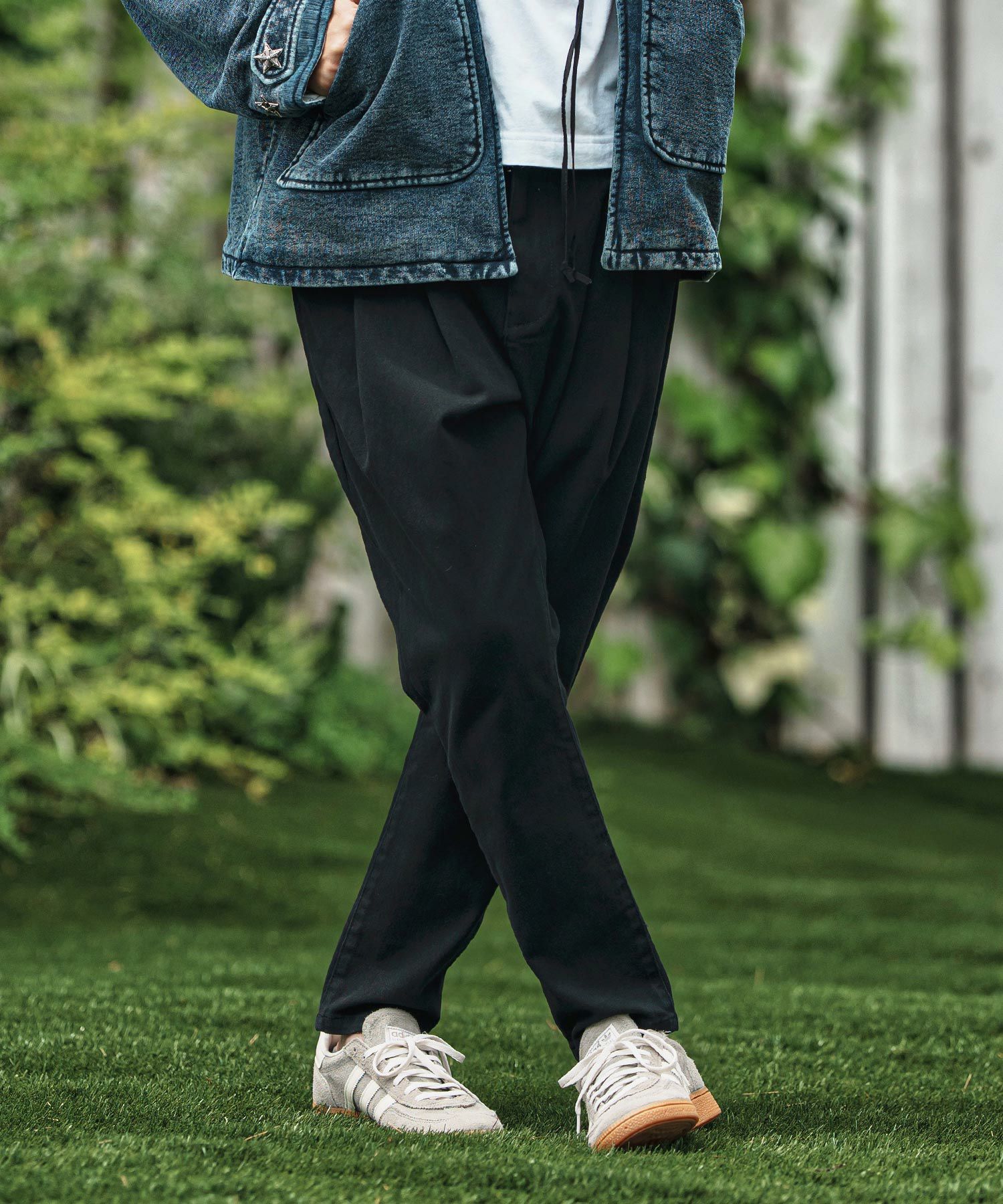 CAMBIO(カンビオ)】Stretch Twill Unique Three Dimensional Pants