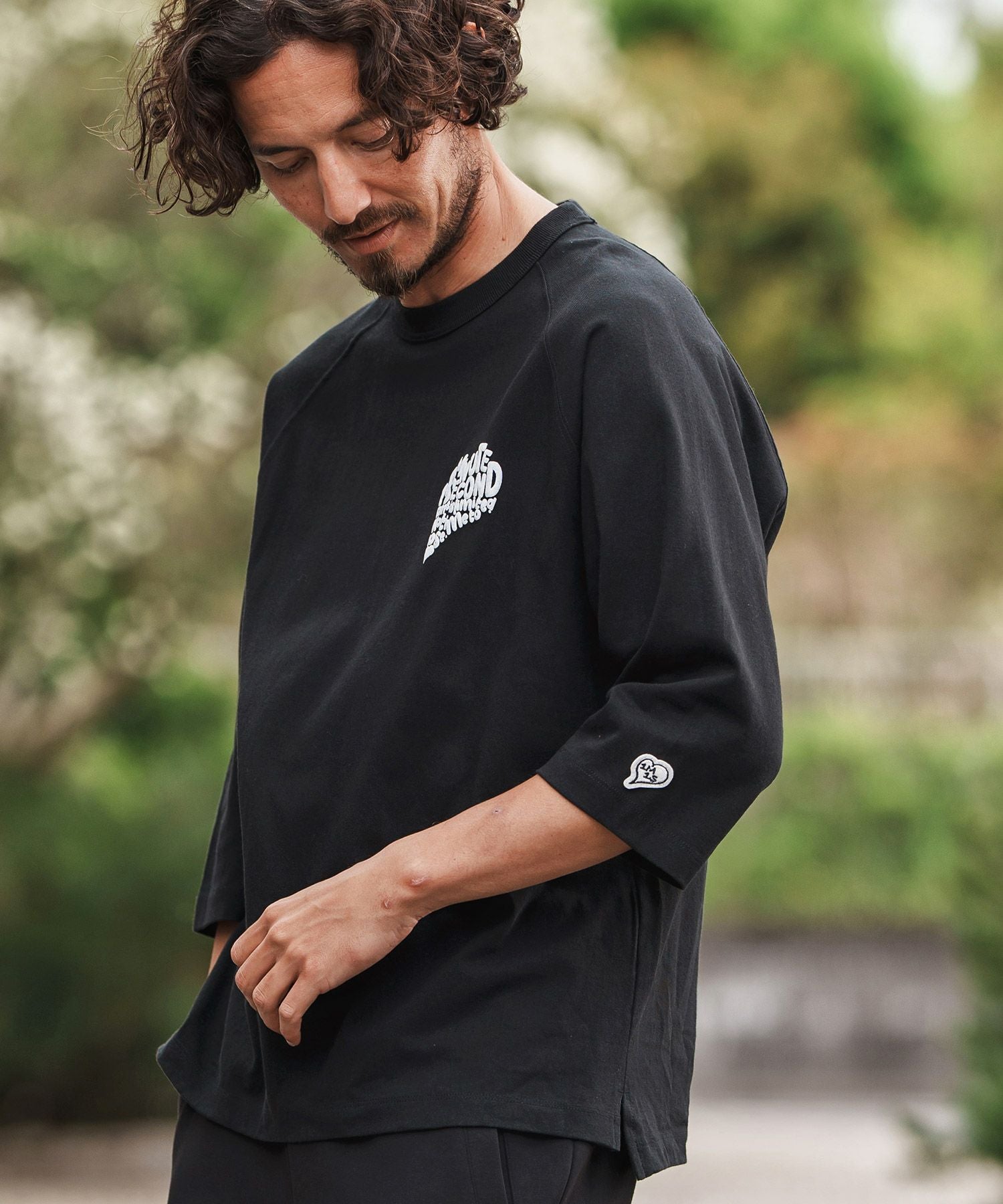 1minute 1second(ワンミニットワンセカンド)】half sleeve t-shirt