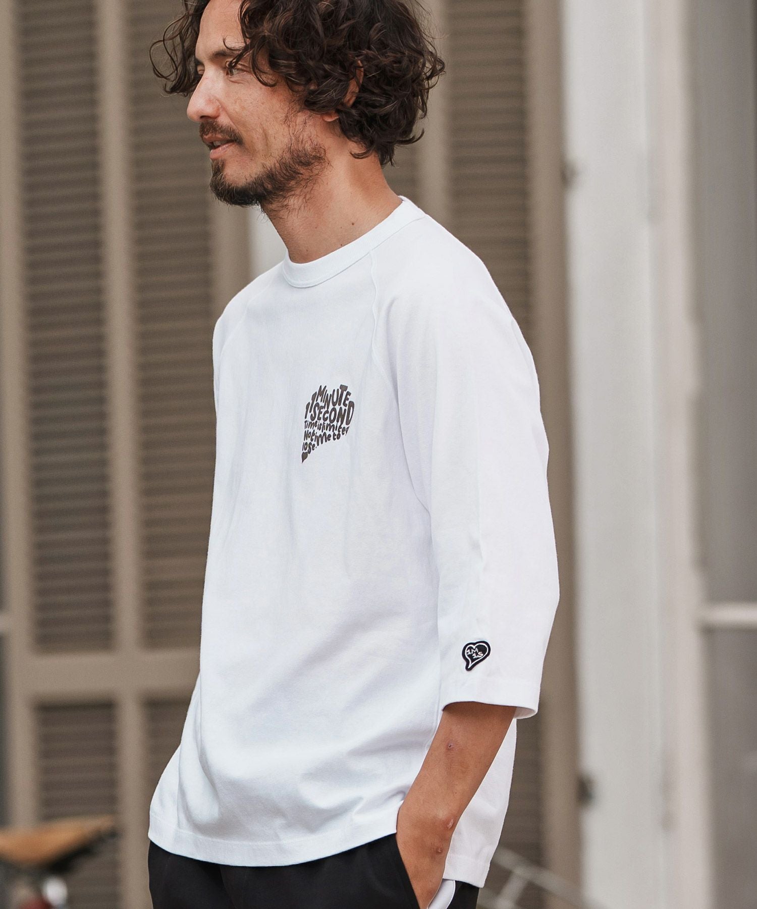 1minute 1second(ワンミニットワンセカンド)】half sleeve t-shirt