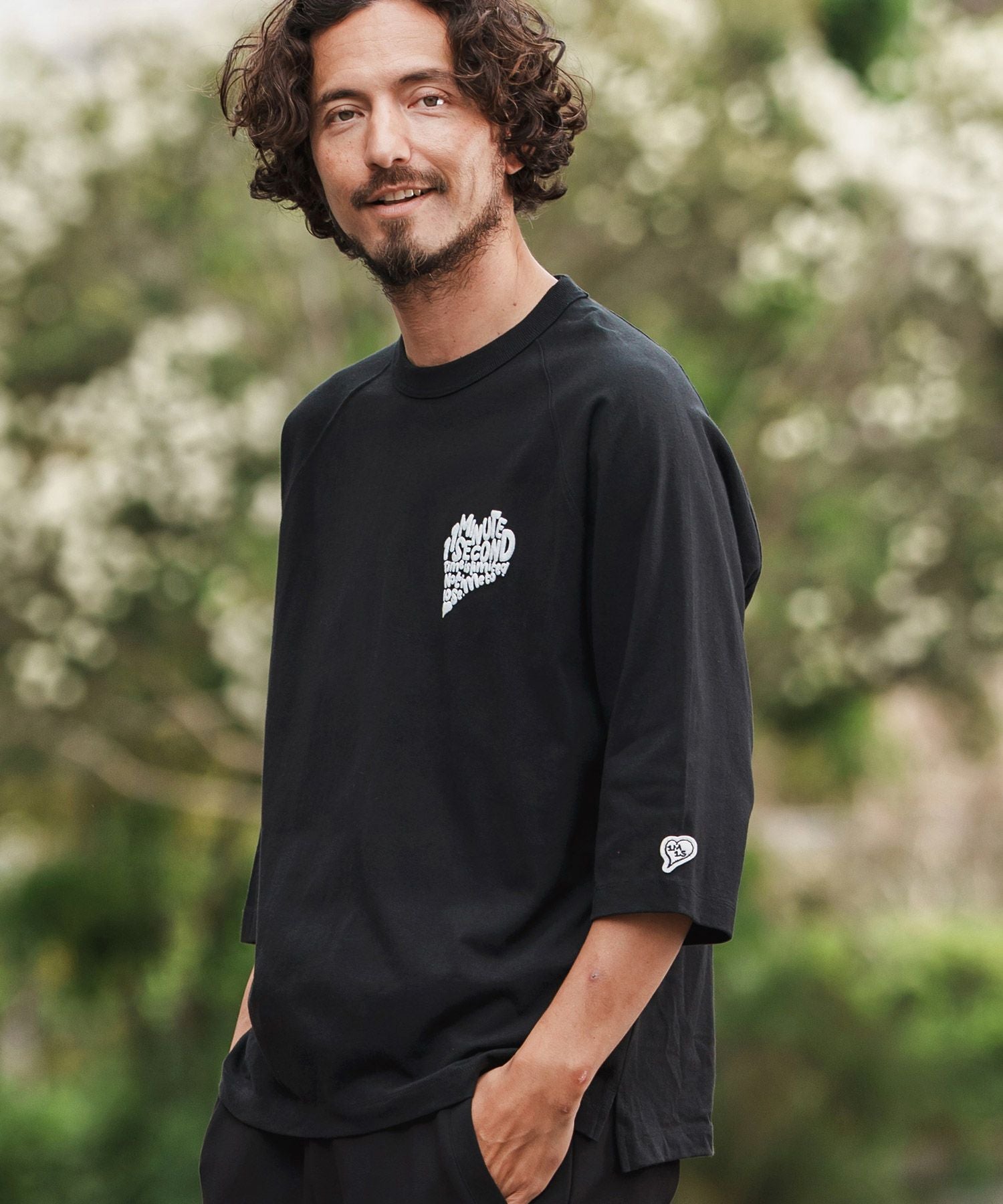 1minute 1second(ワンミニットワンセカンド)】half sleeve t-shirt