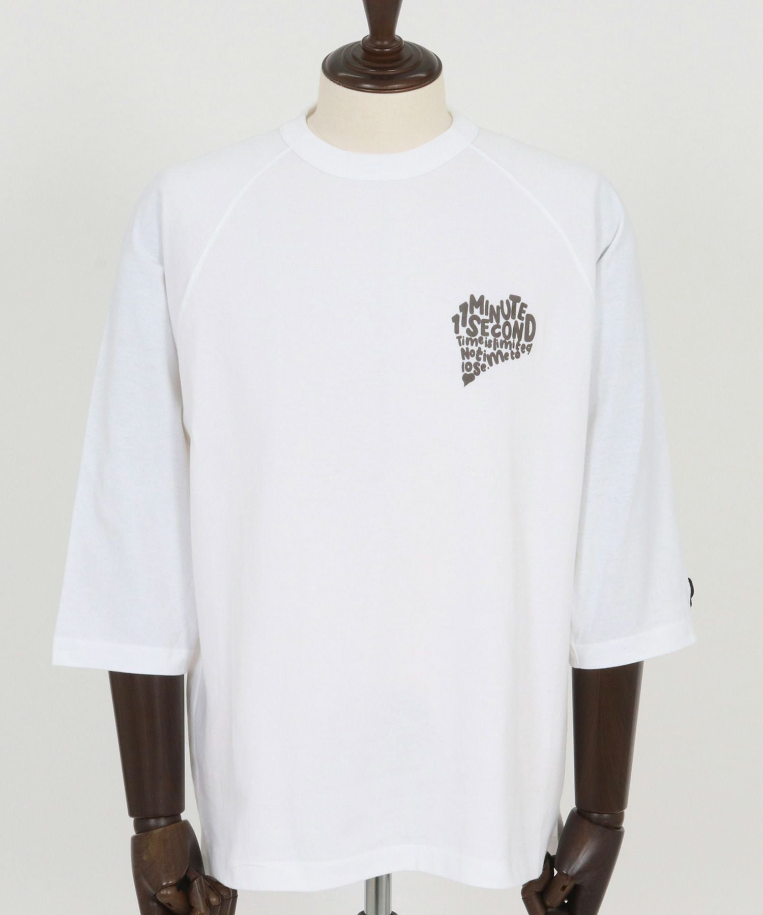 1minute 1second(ワンミニットワンセカンド)】half sleeve t-shirt