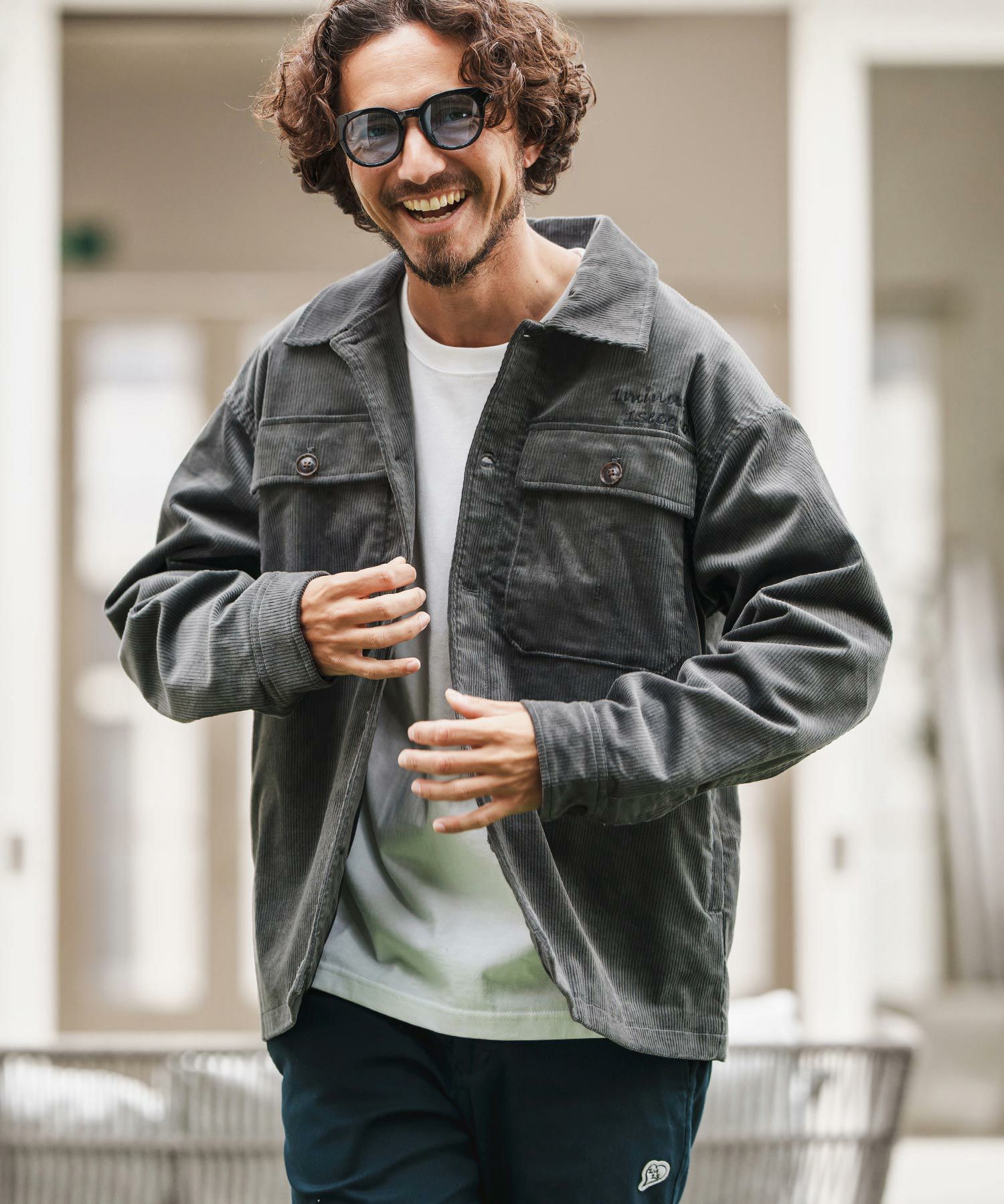 1minute 1second(ワンミニットワンセカンド)】corduroy CPO Jacket