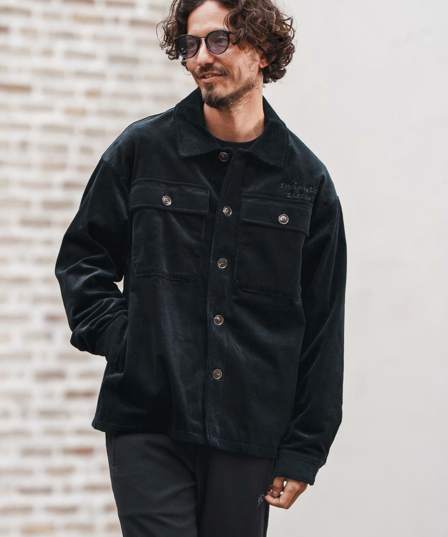 1minute 1second(ワンミニットワンセカンド)】corduroy CPO Jacket
