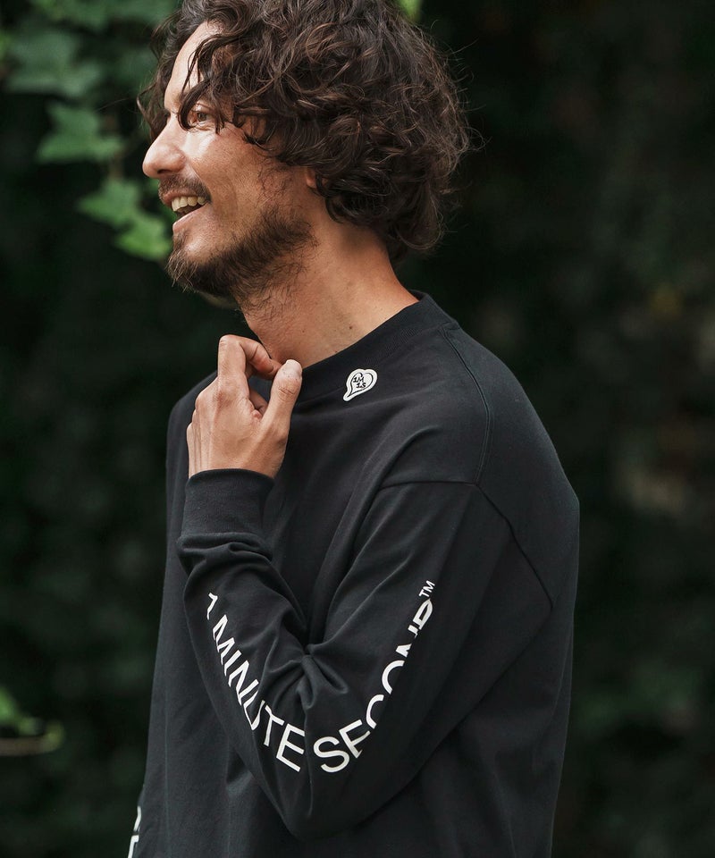1minute 1second(ワンミニットワンセカンド)】7oz long sleeve cut&sew 