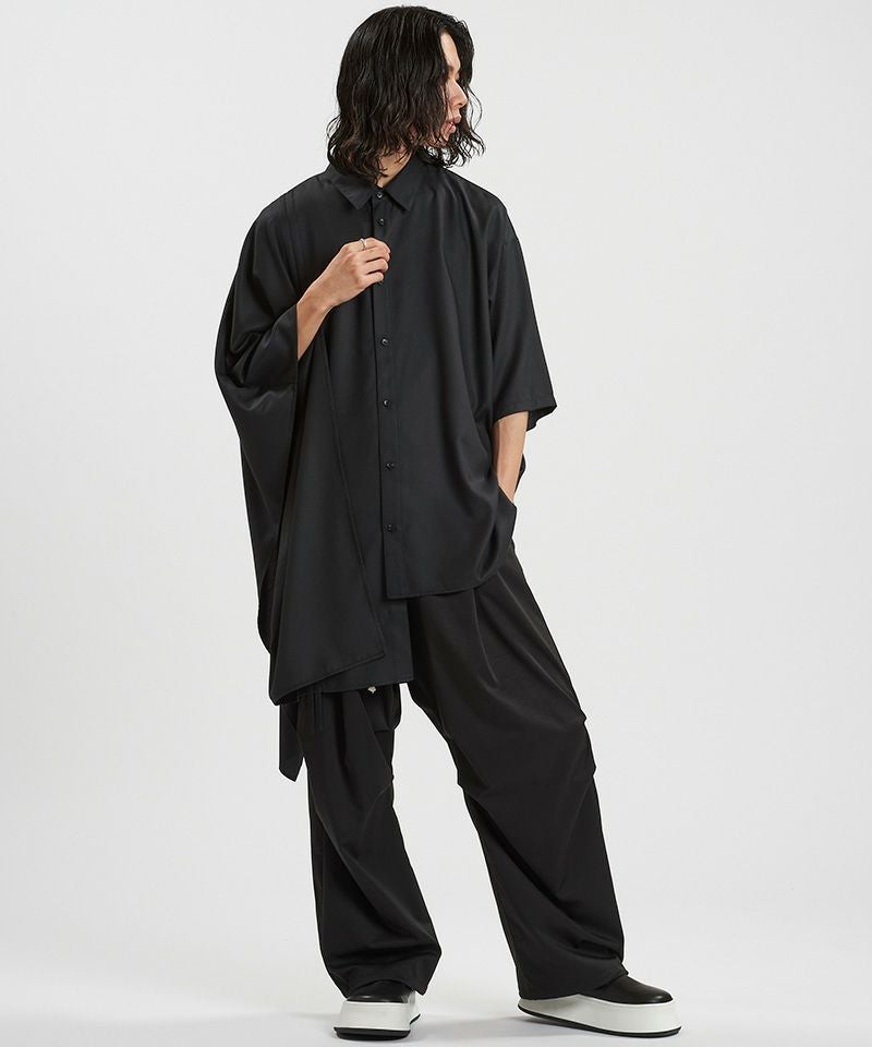 50%OFF【NO ID.(ノーアイディー)】ｱｼﾝﾒﾄﾘｰﾎﾟﾝﾁｮSH シャツ(457006-280S