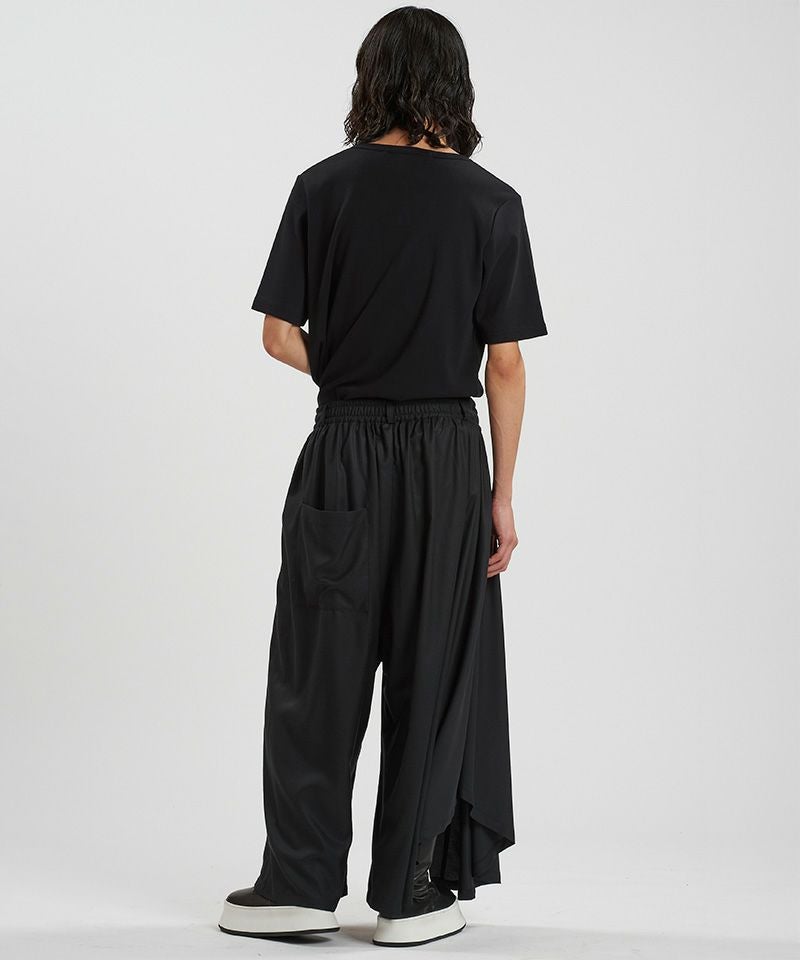 50%OFF【NO ID.(ノーアイディー)】ｱｼﾝﾒﾄﾘｰﾄﾞﾚｰﾌﾟﾜｲﾄﾞﾊﾟﾝﾂ(457006-281P
