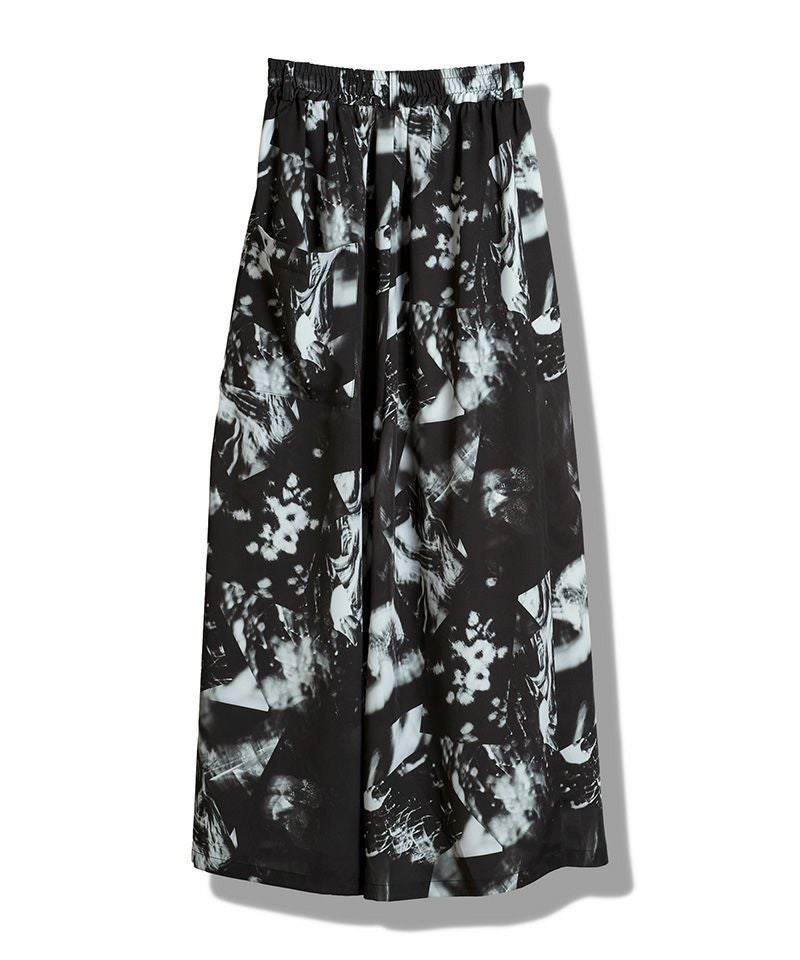 50%OFF【NO ID.(ノーアイディー)】ｱｼﾝﾒﾄﾘｰﾄﾞﾚｰﾌﾟﾜｲﾄﾞﾊﾟﾝﾂ(457006-281P