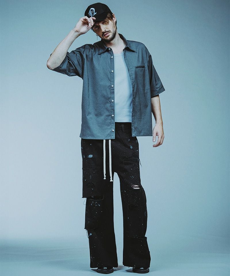 30%OFF【NO ID.(ノーアイディー)】NO ID.×OVERDESIGN ｸﾞﾗﾝｼﾞﾃﾞﾆﾑﾜｲﾄﾞ
