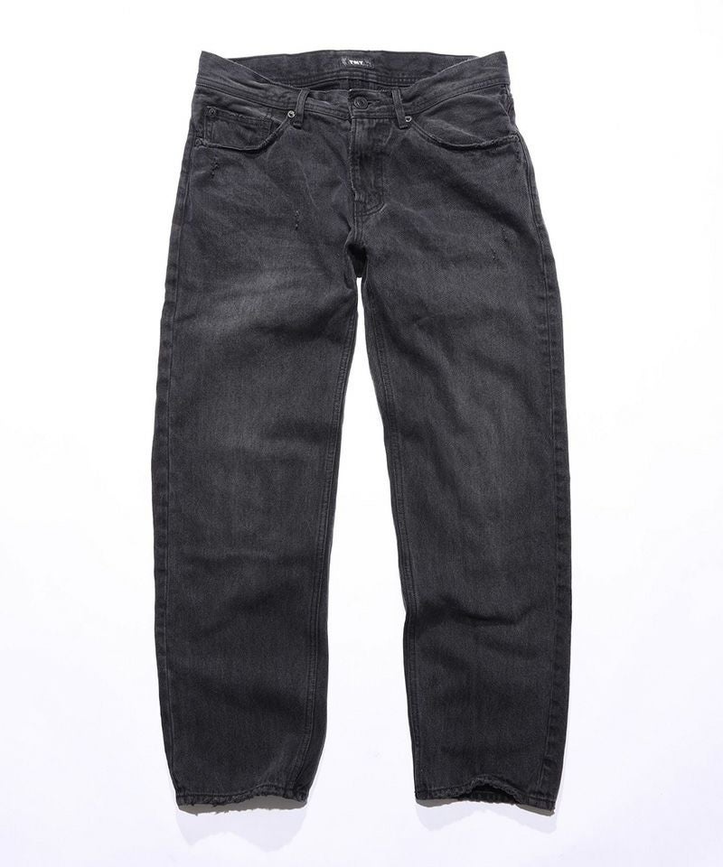 【TMT】ブラックデニムパンツ TMT(ティーエムティー)】12oz SOFT BLACK DENIM 5P STRAIGHT デニム