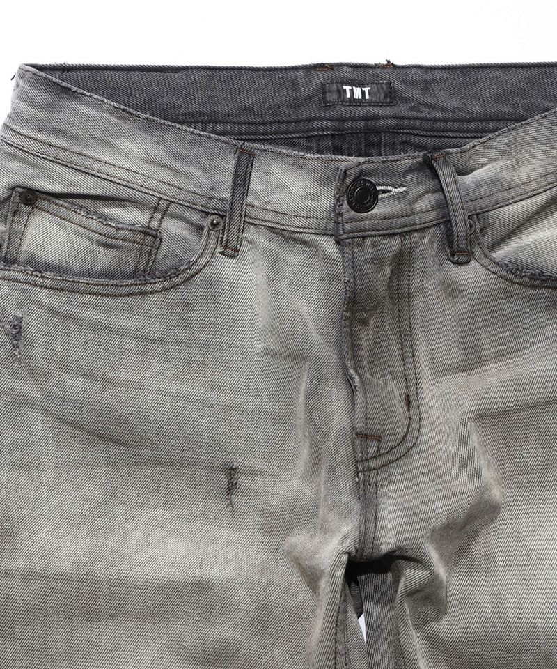 TMT(ティーエムティー)】12oz SOFT BLACK DENIM 5P STRAIGHT デニム