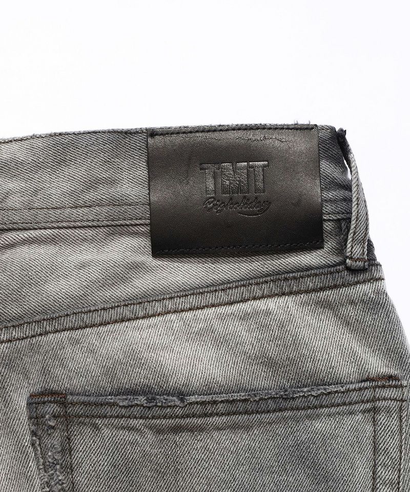 TMT(ティーエムティー)】12oz SOFT BLACK DENIM 5P STRAIGHT デニム