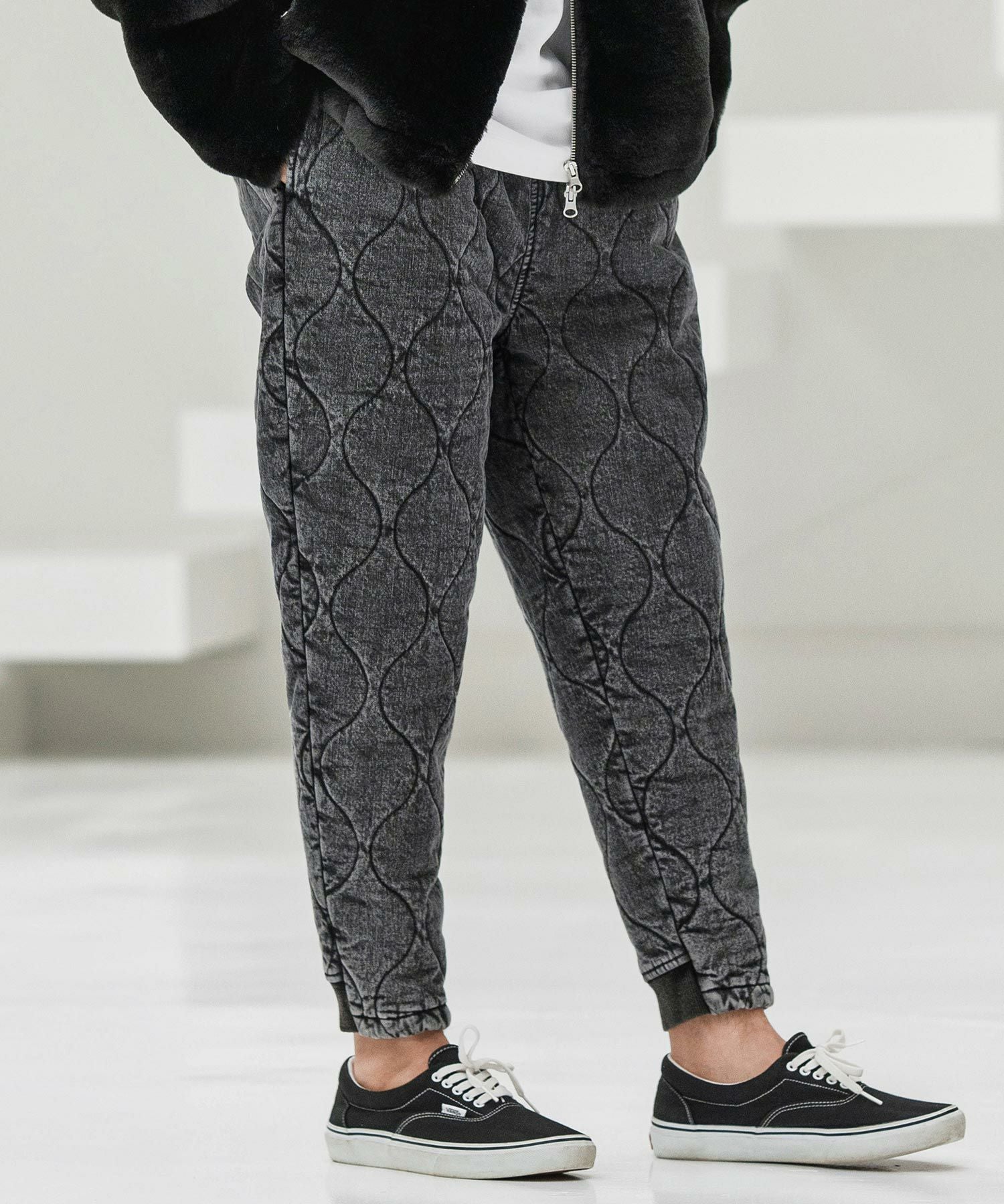 パンツ Misuo CAMBIO(カンビオ)】Original Quilted Denim Pants キルティングデニム
