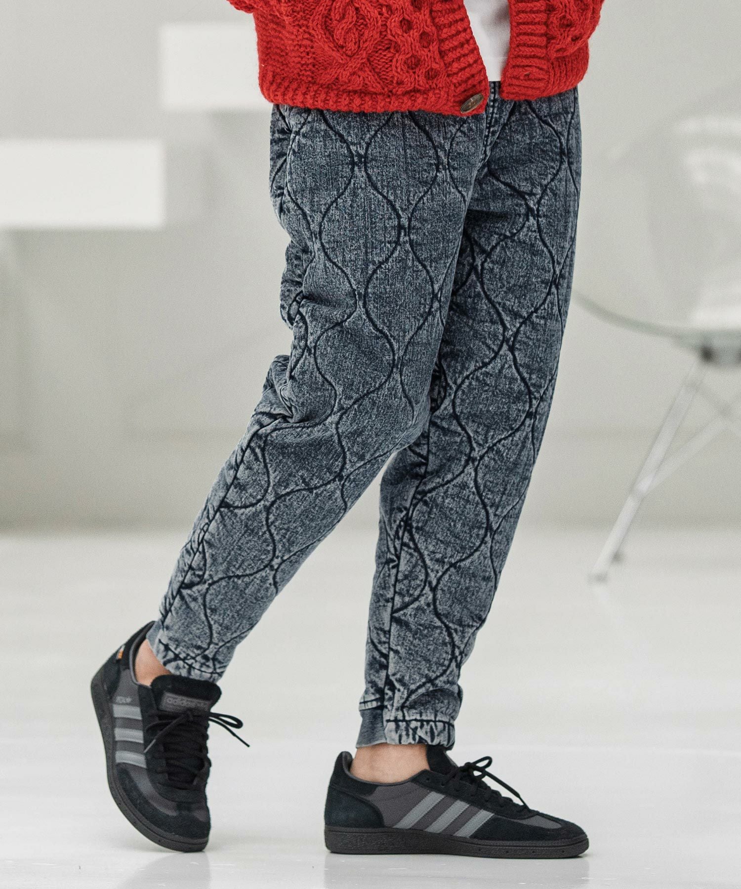CAMBIO(カンビオ)】Original Quilted Denim Pants キルティングデニム