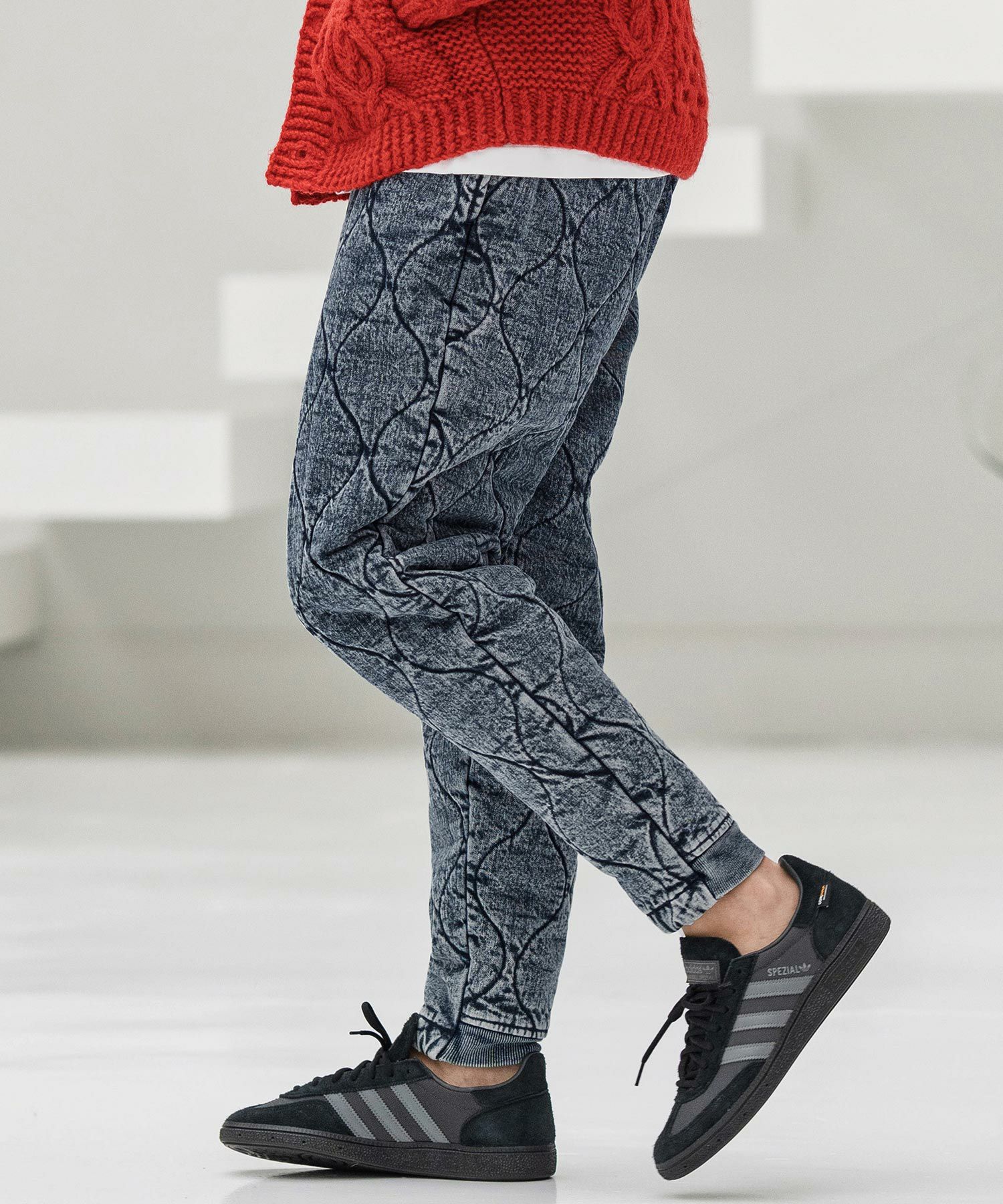 CAMBIO(カンビオ)】Original Quilted Denim Pants キルティングデニム