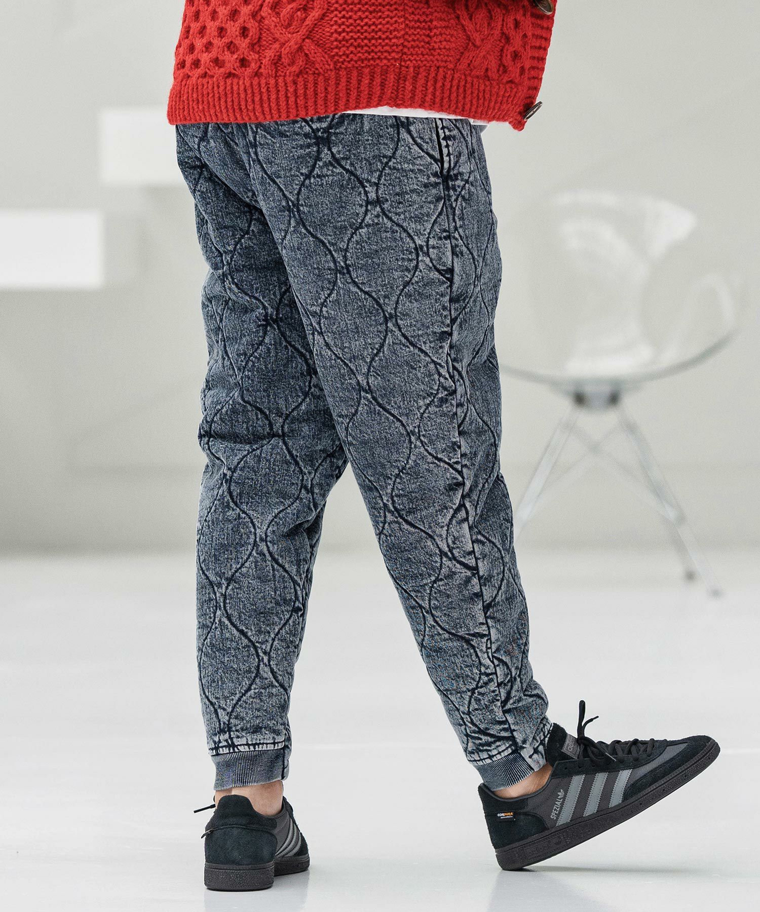 CAMBIO(カンビオ)】Original Quilted Denim Pants キルティングデニム