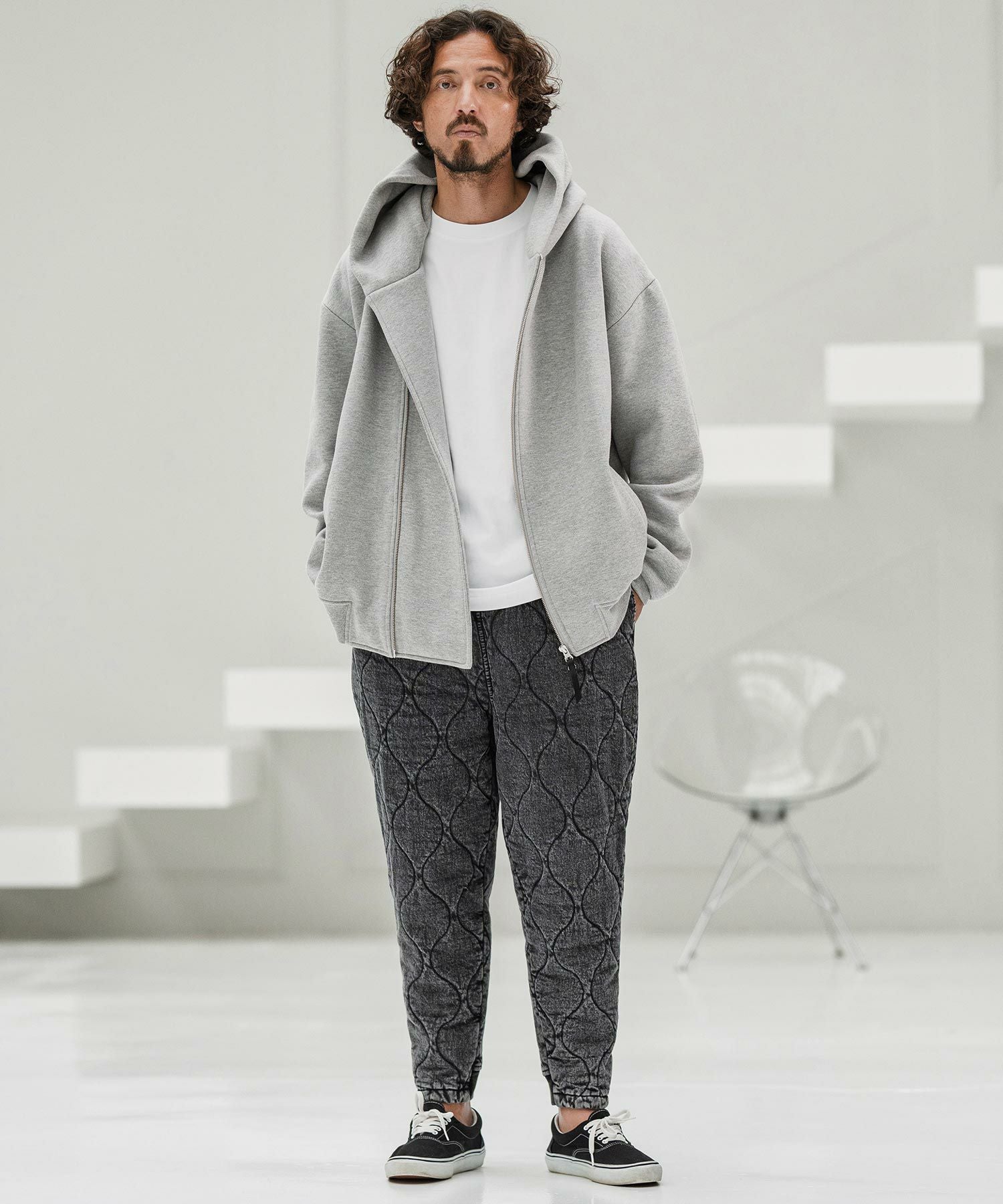 CAMBIO(カンビオ)】Original Quilted Denim Pants キルティングデニム