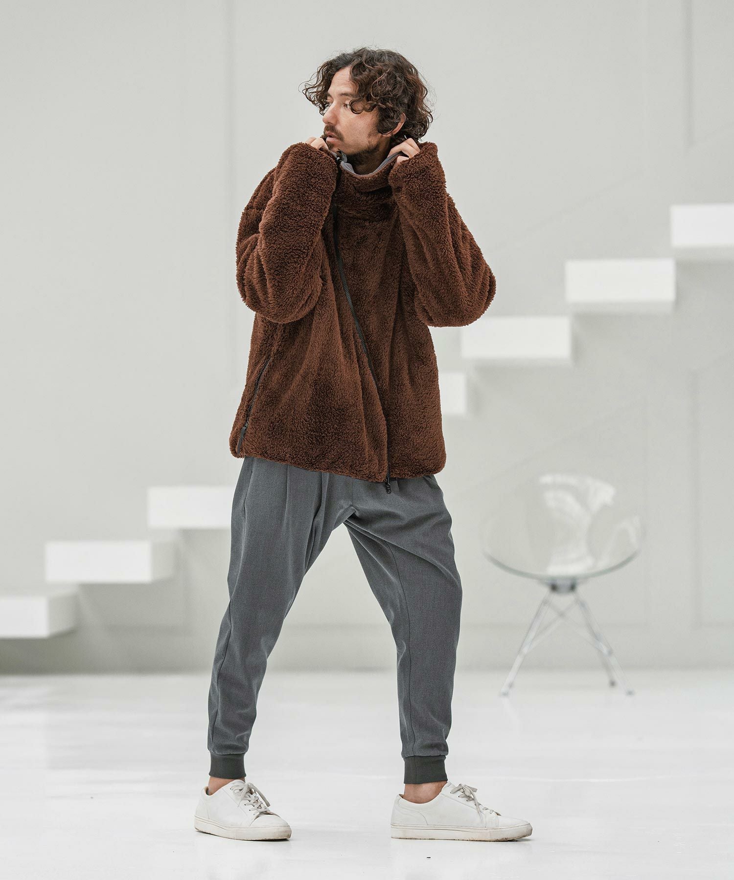 CAMBIO(カンビオ)】Wave Zipper Reversible Jacket リバーシブル