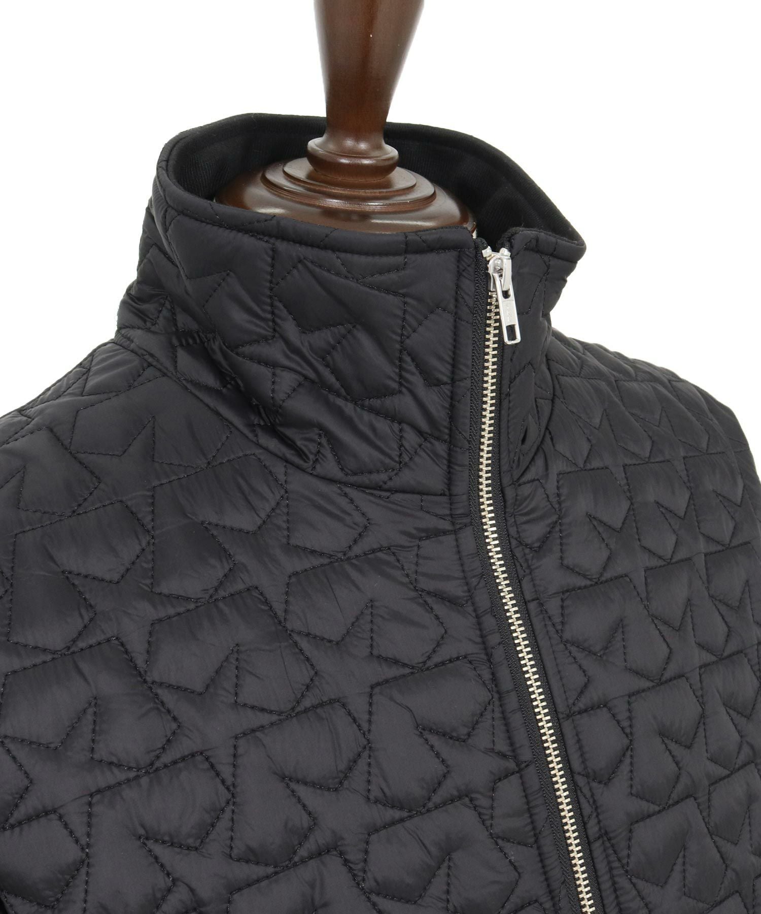 CAMBIO(カンビオ)】Star Pattern Quilted Stand Collar Jacket