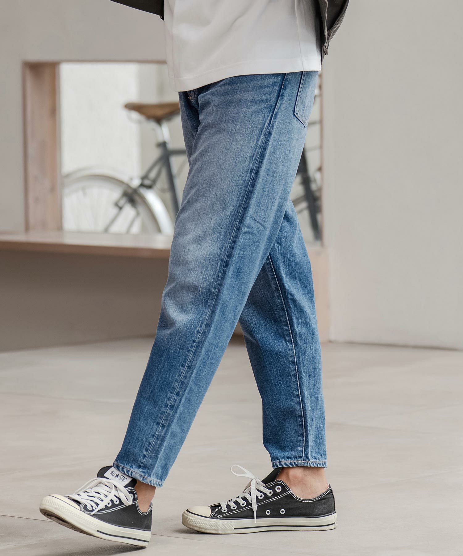 CAMBIO(カンビオ)】【Johnbull別注】5 Pocket Tapered Jeans デニム
