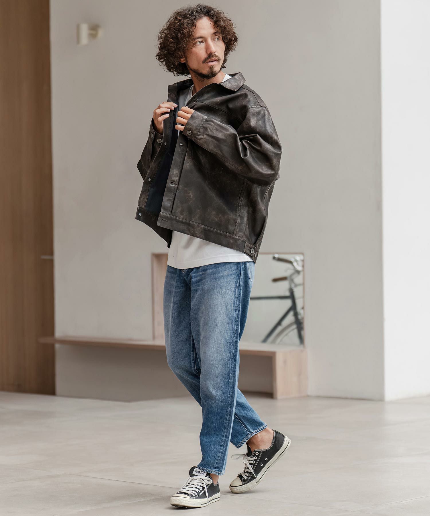 カプレオ５本 CAMBIO(カンビオ)】【Johnbull別注】5 Pocket Tapered Jeans デニム