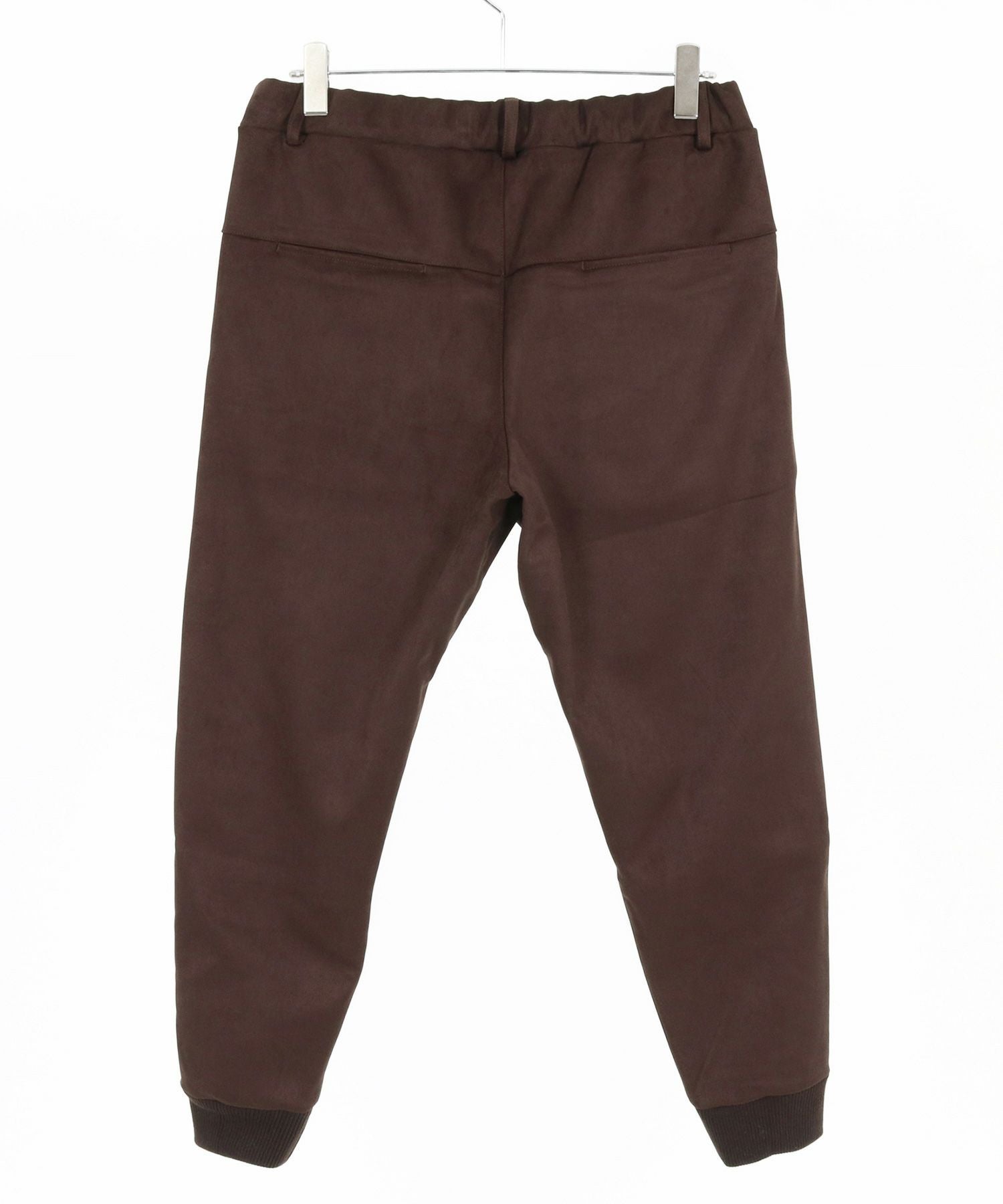 CAMBIO(カンビオ)】Suede Like Back Shaggy Ponti Jogger Pants