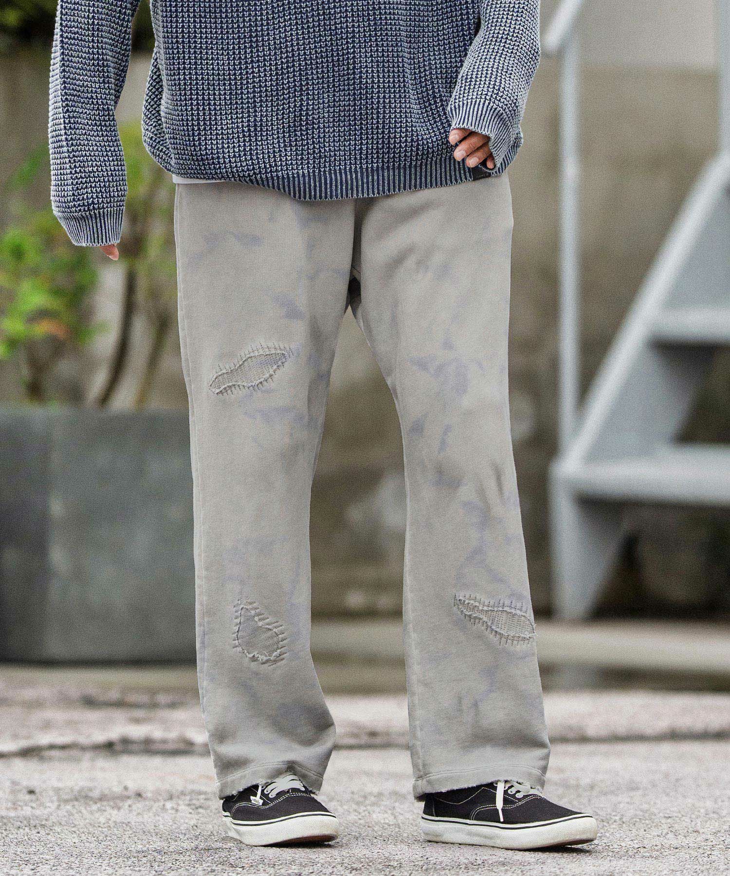 30%OFFCAMBIO(カンビオ)Bandana Pattern Relax Tapered Easy Pants