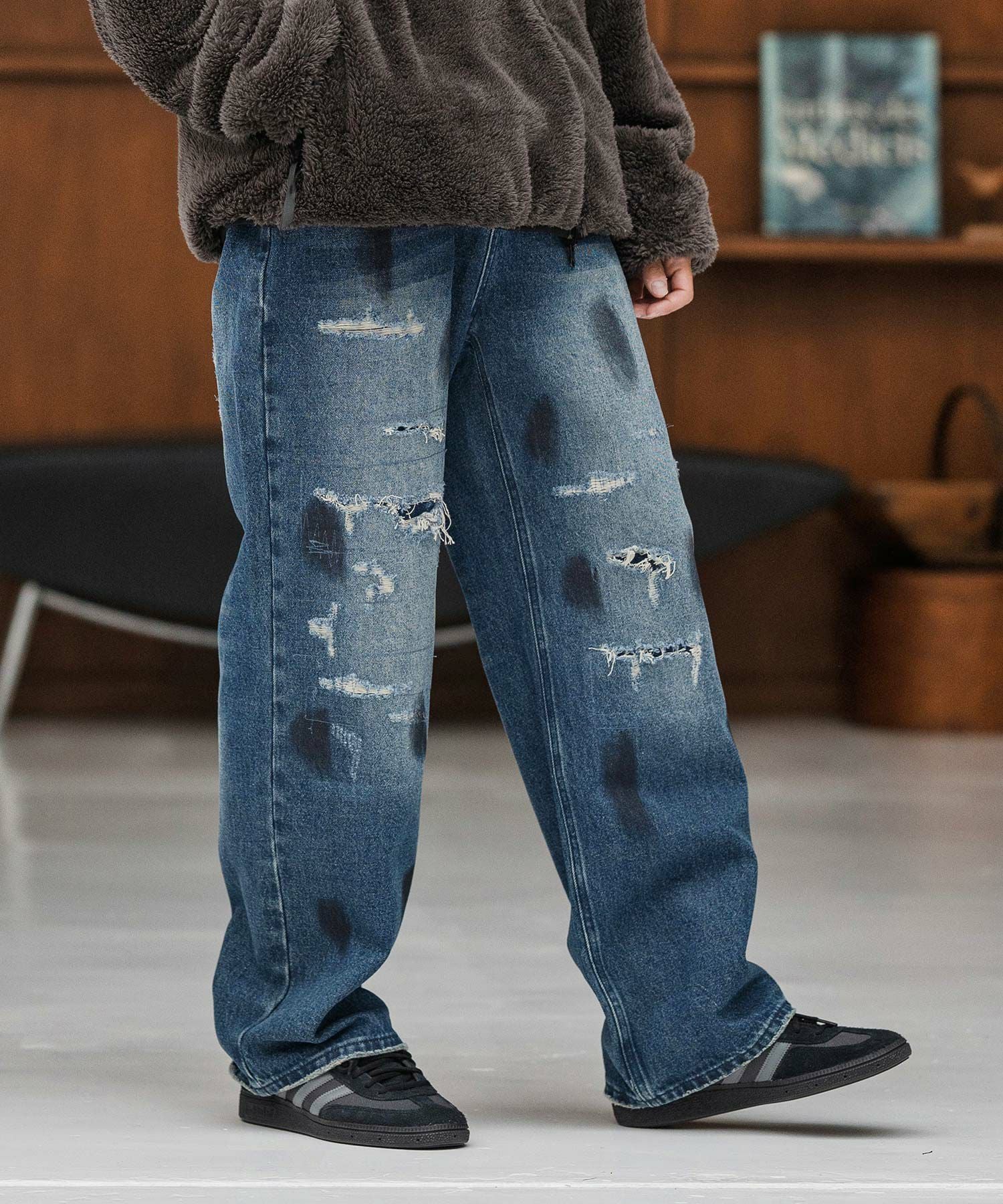 CAMBIO(カンビオ) ストレッチデニムパンツ(S43425cmb) CAMBIO(カンビオ)】Stretch Denim Sarrouel Pants ストレッチデニム