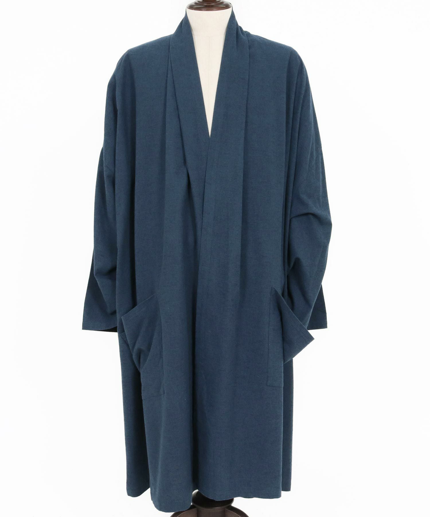 CAMBIO(カンビオ)】Cotton Rayon Brushed KIMONO Like Gown ガウン