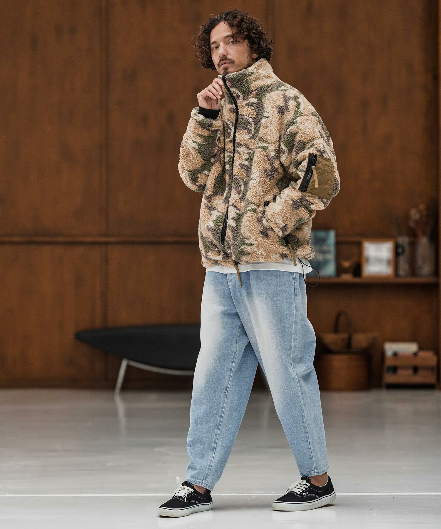 CAMBIO(カンビオ)】Authentic Detail Denim Balloon Silhouette Pants