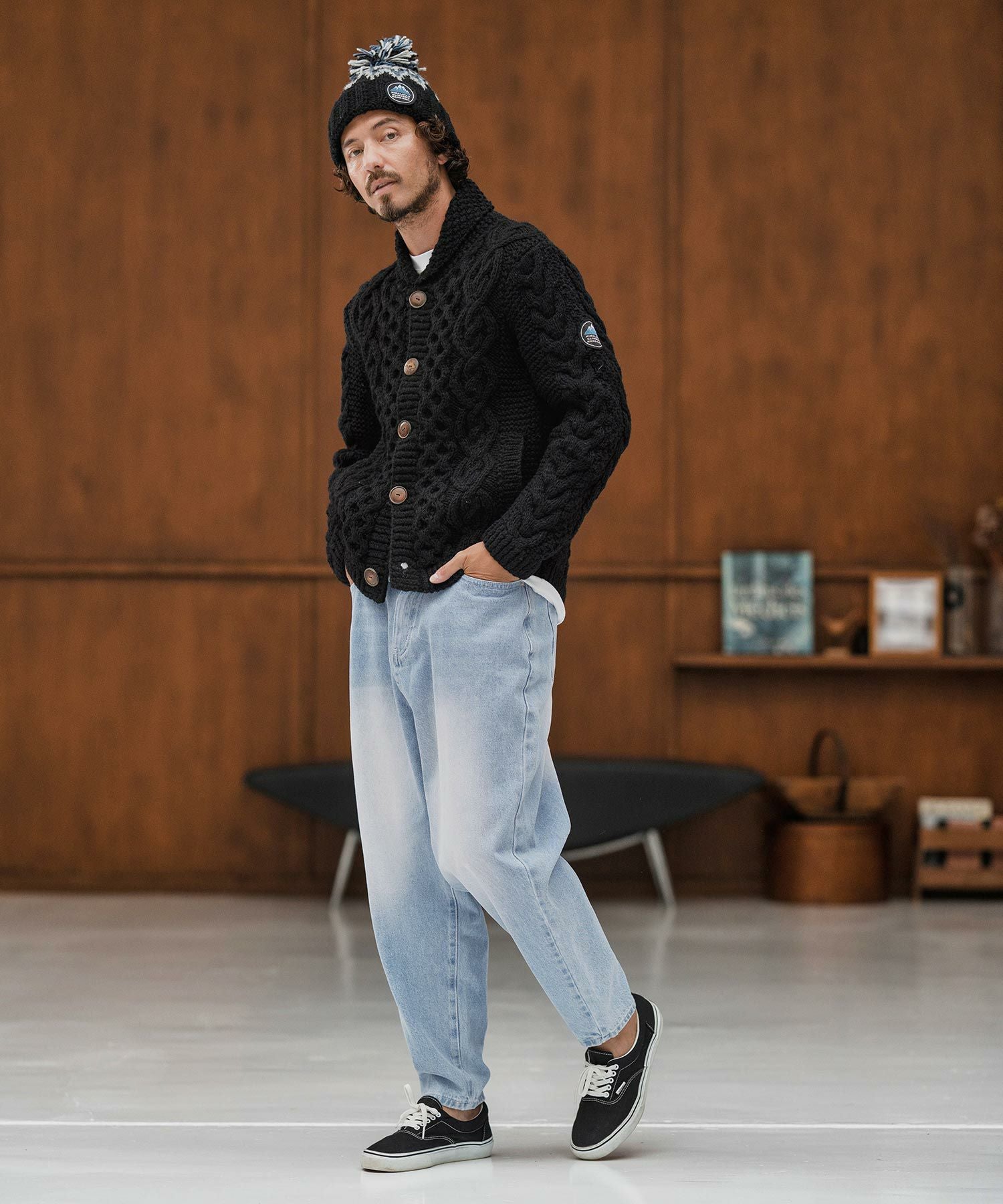 CAMBIO(カンビオ)】Authentic Detail Denim Balloon Silhouette Pants