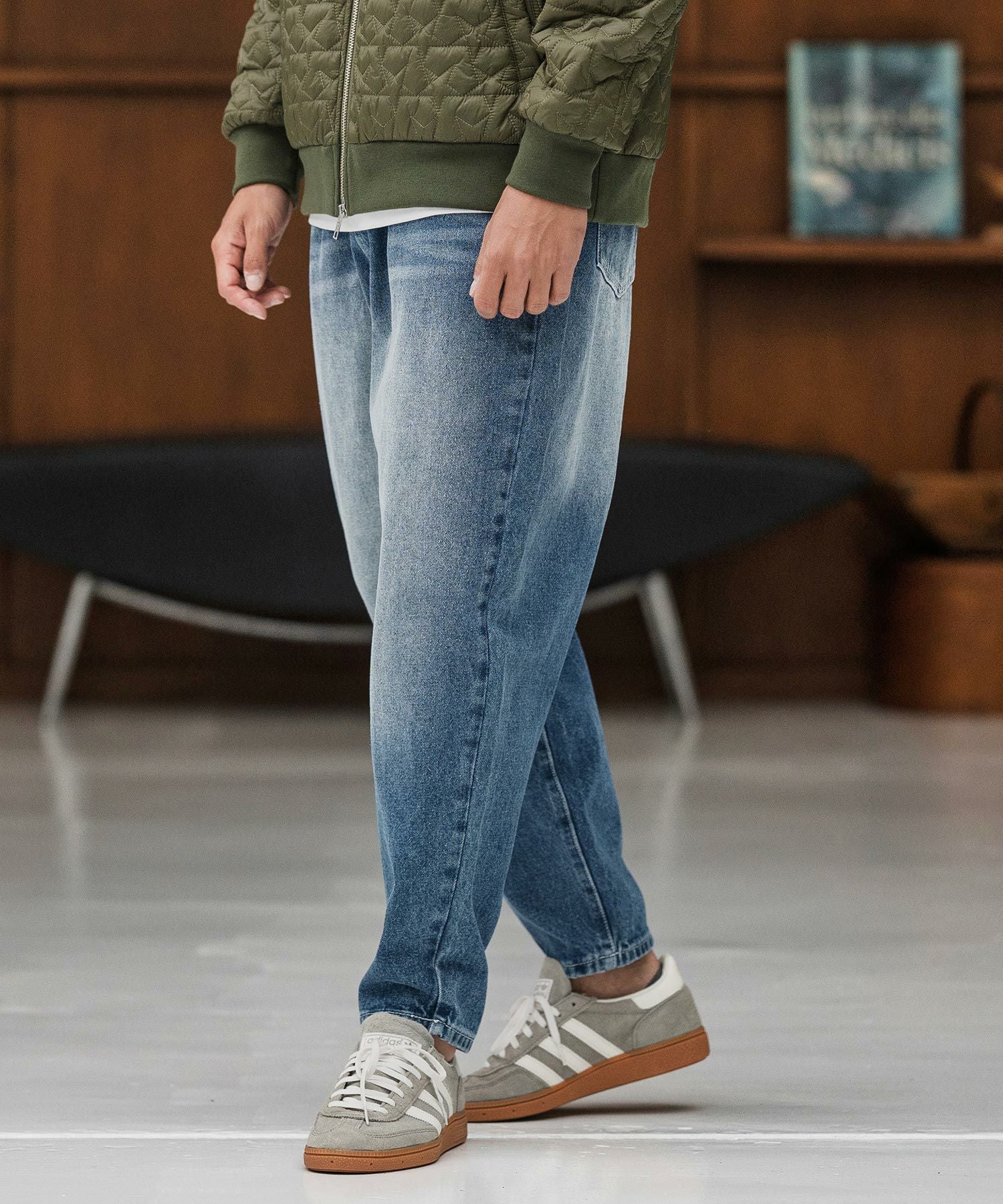 CAMBIO(カンビオ)】Authentic Detail Denim Balloon Silhouette Pants