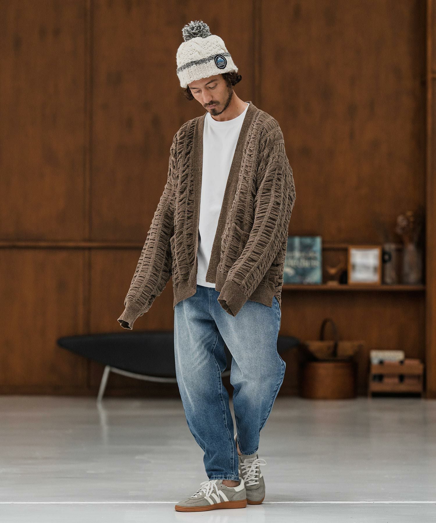 CAMBIO(カンビオ)】Authentic Detail Denim Balloon Silhouette Pants