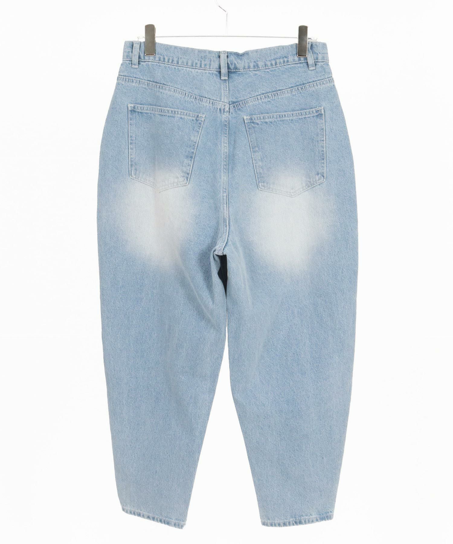 CAMBIO(カンビオ)】Authentic Detail Denim Balloon Silhouette Pants