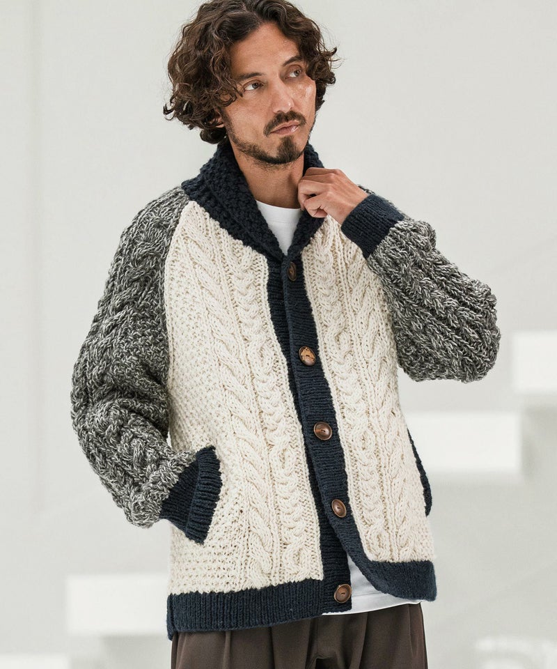 CAMBIO(カンビオ)】【HIMALAYAN CLIMBERS HAND-KNIT別注】手編み色 
