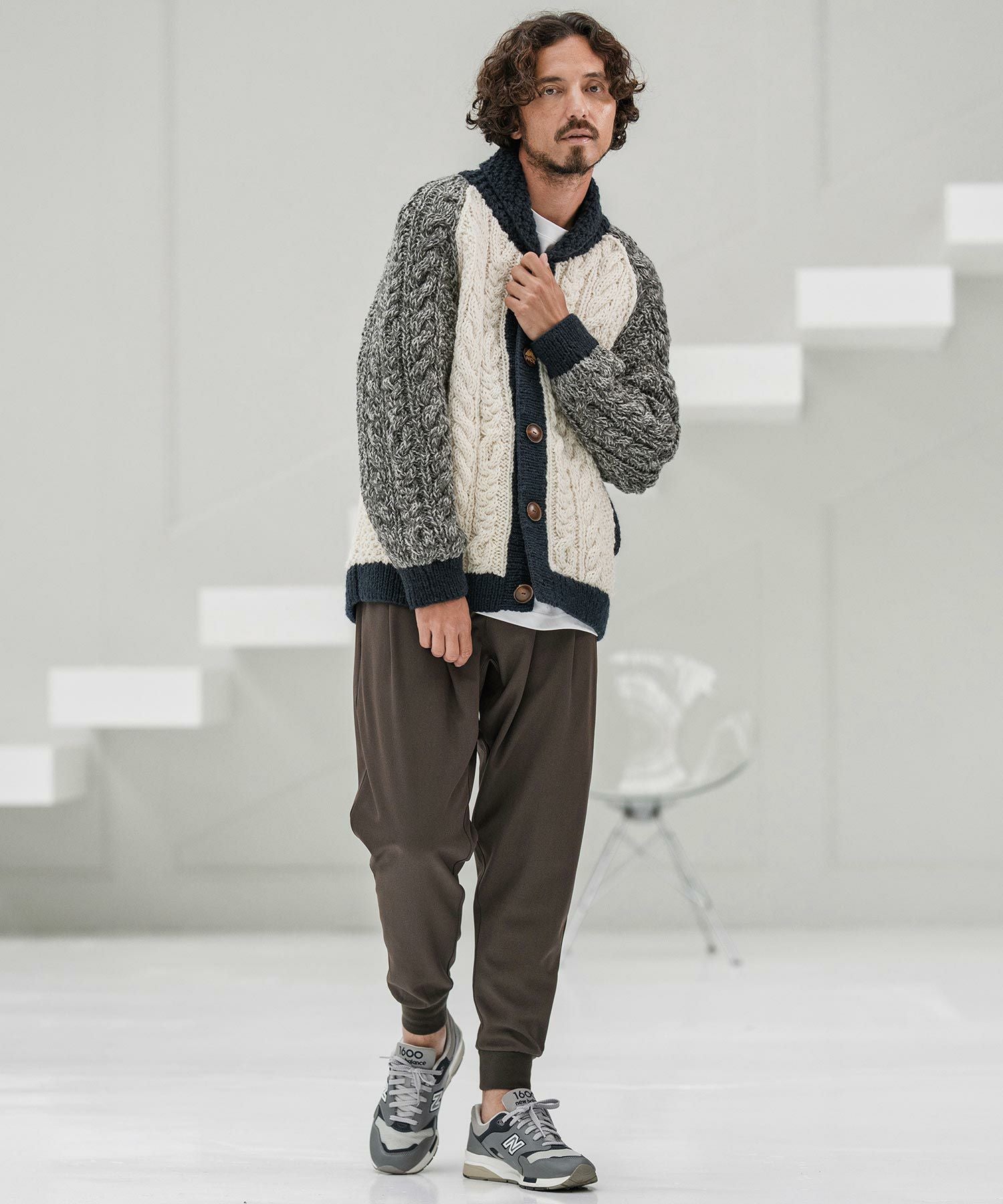 CAMBIO(カンビオ)】【HIMALAYAN CLIMBERS HAND-KNIT別注】手編み色